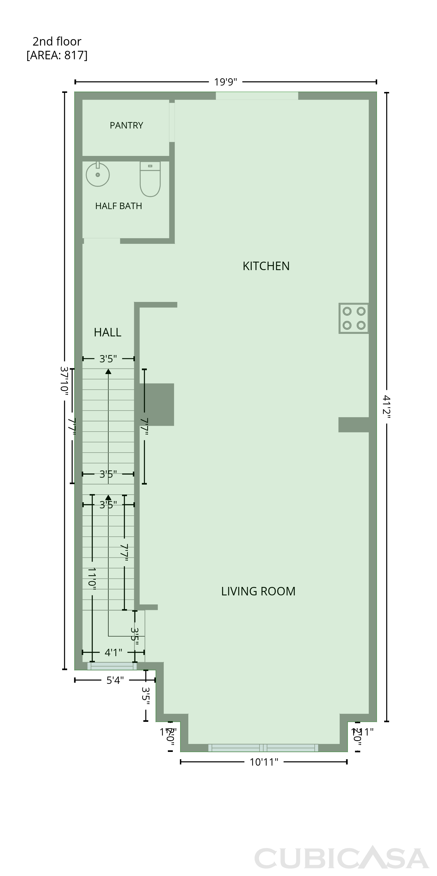 Second Floor of 1012 Scovel St, Nashville, TN