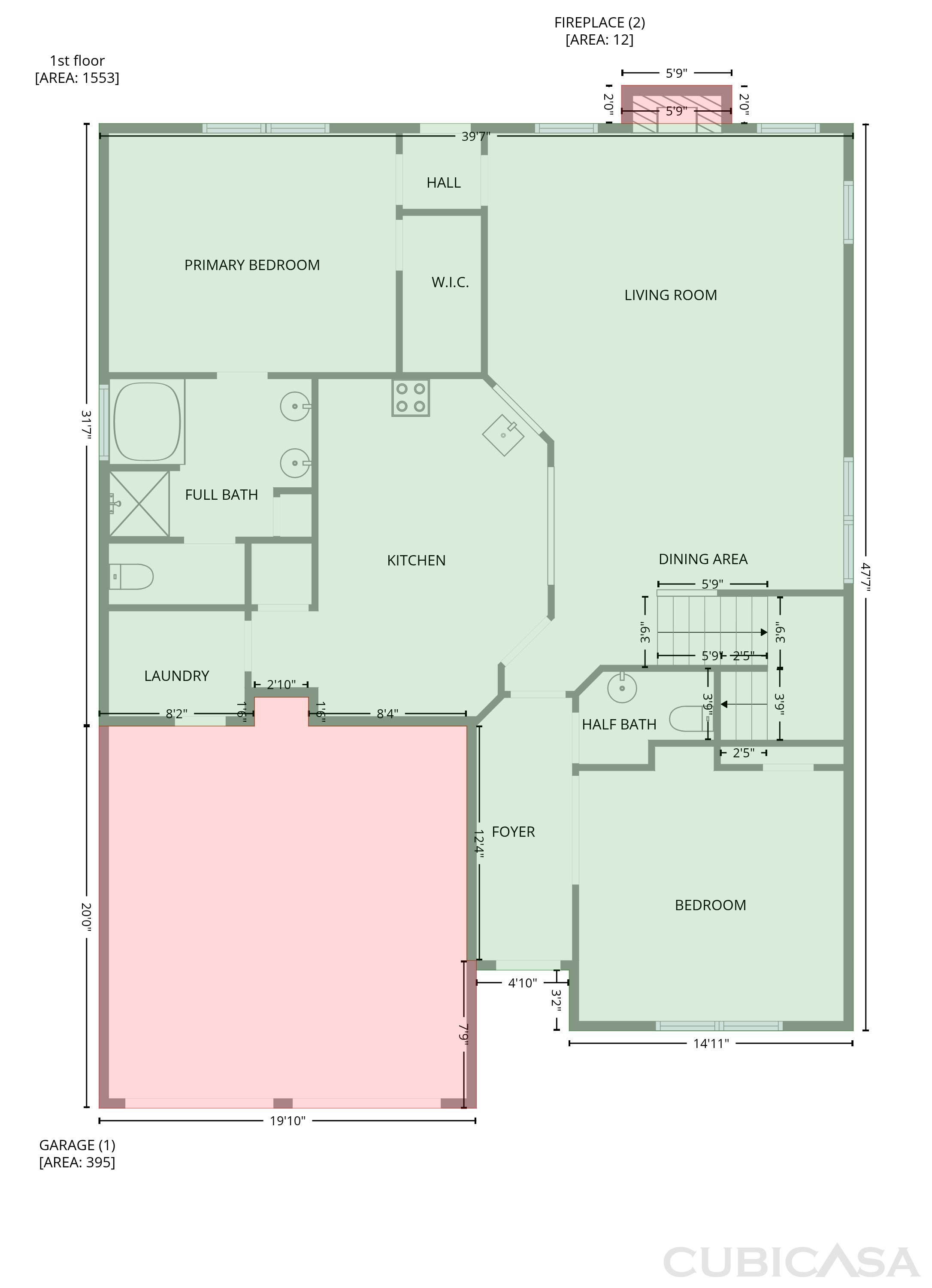 Main Floor of 1310 Canyon Creek Rd, Wylie, TX