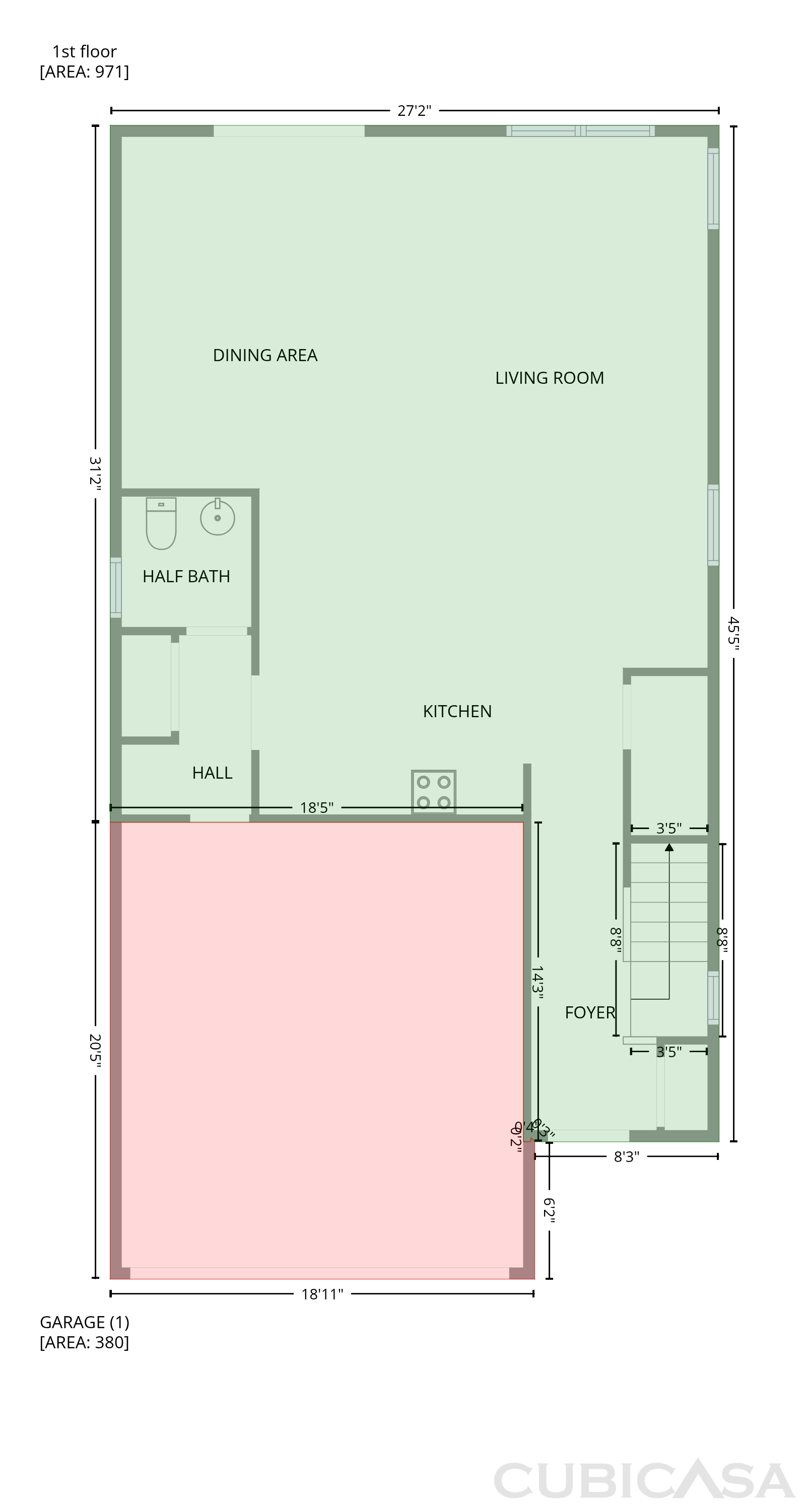 Main Floor of 8592 Dylan Michael Dr, Jacksonville, FL