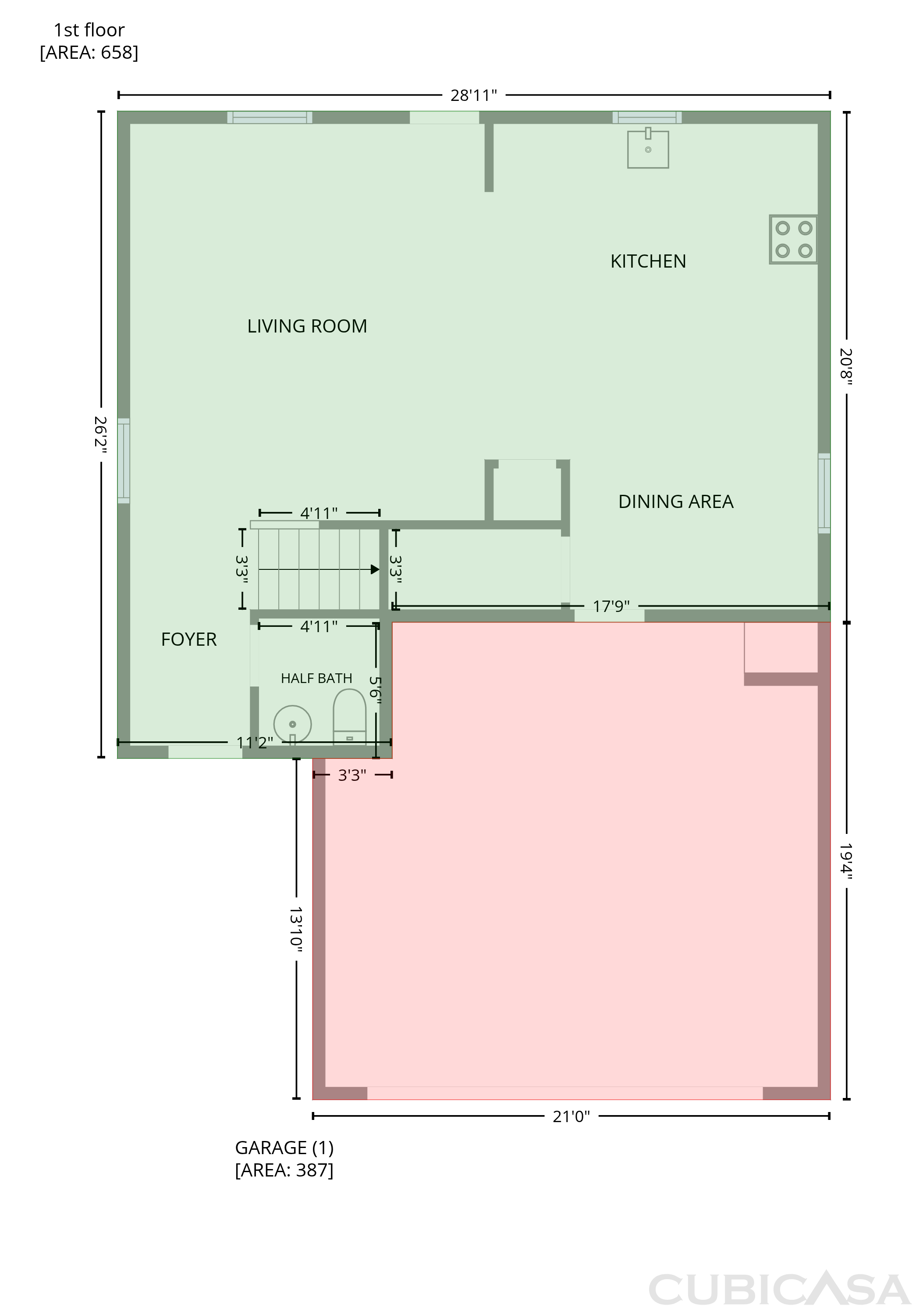 Main Floor of 10335 Dawson Hill Ln, Houston, TX