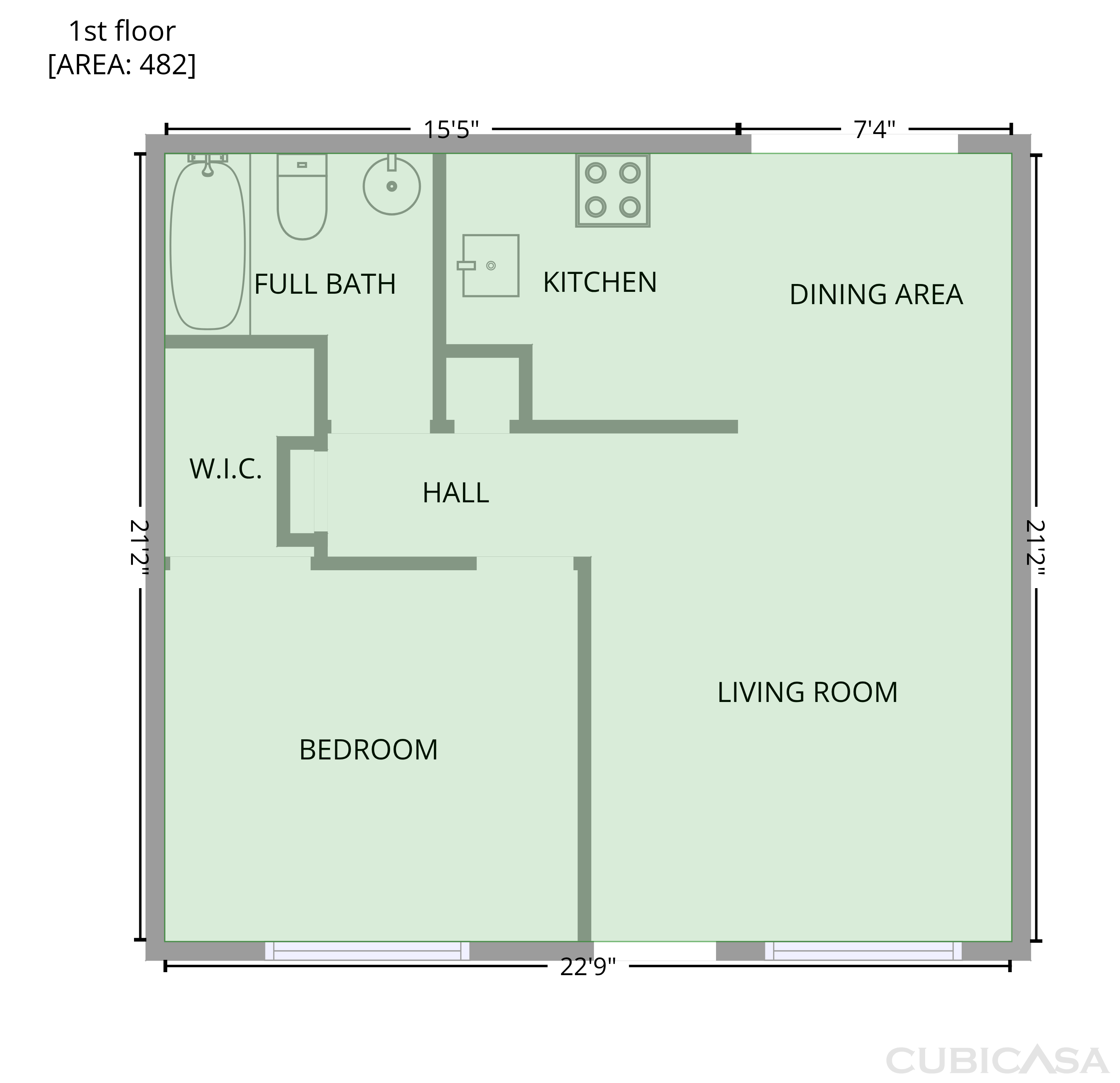Main Floor of 3646 N 69th Ave, Phoenix, AZ
