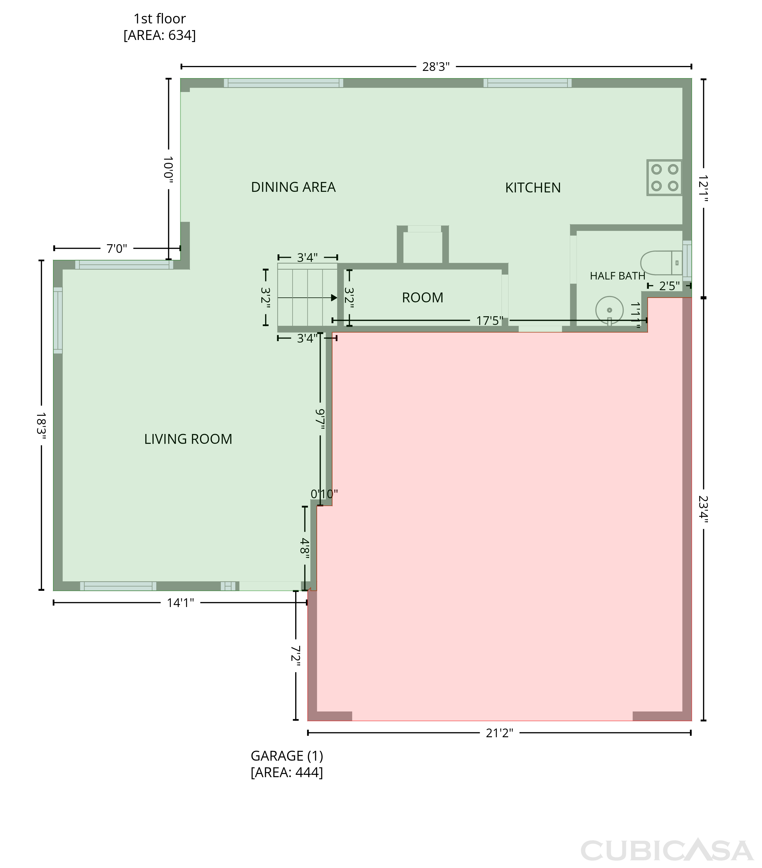 Main Floor of 800 S Bedford Dr, Chandler, AZ