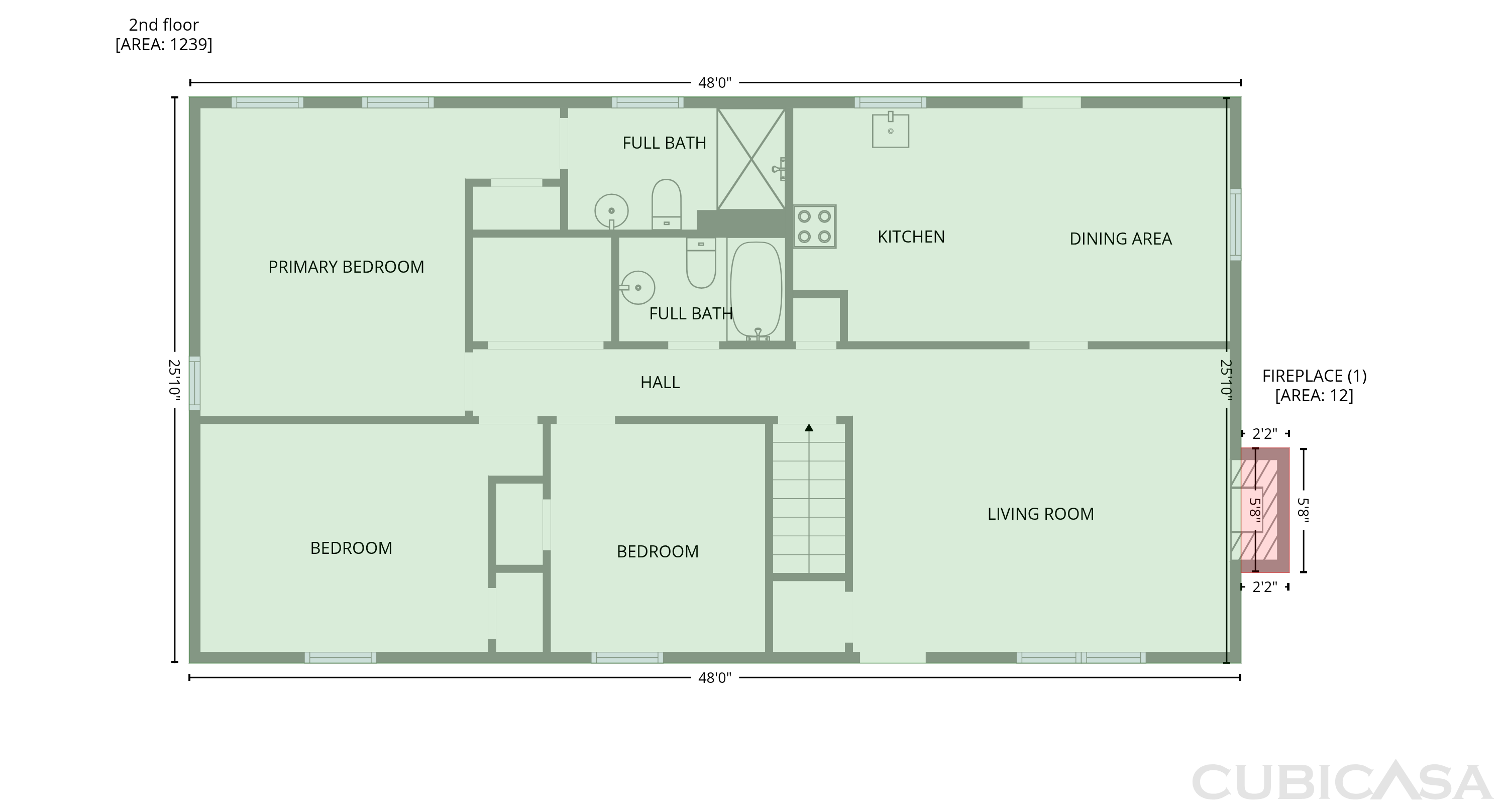 Second Floor of 3 Eden Dr NW, Rome, GA