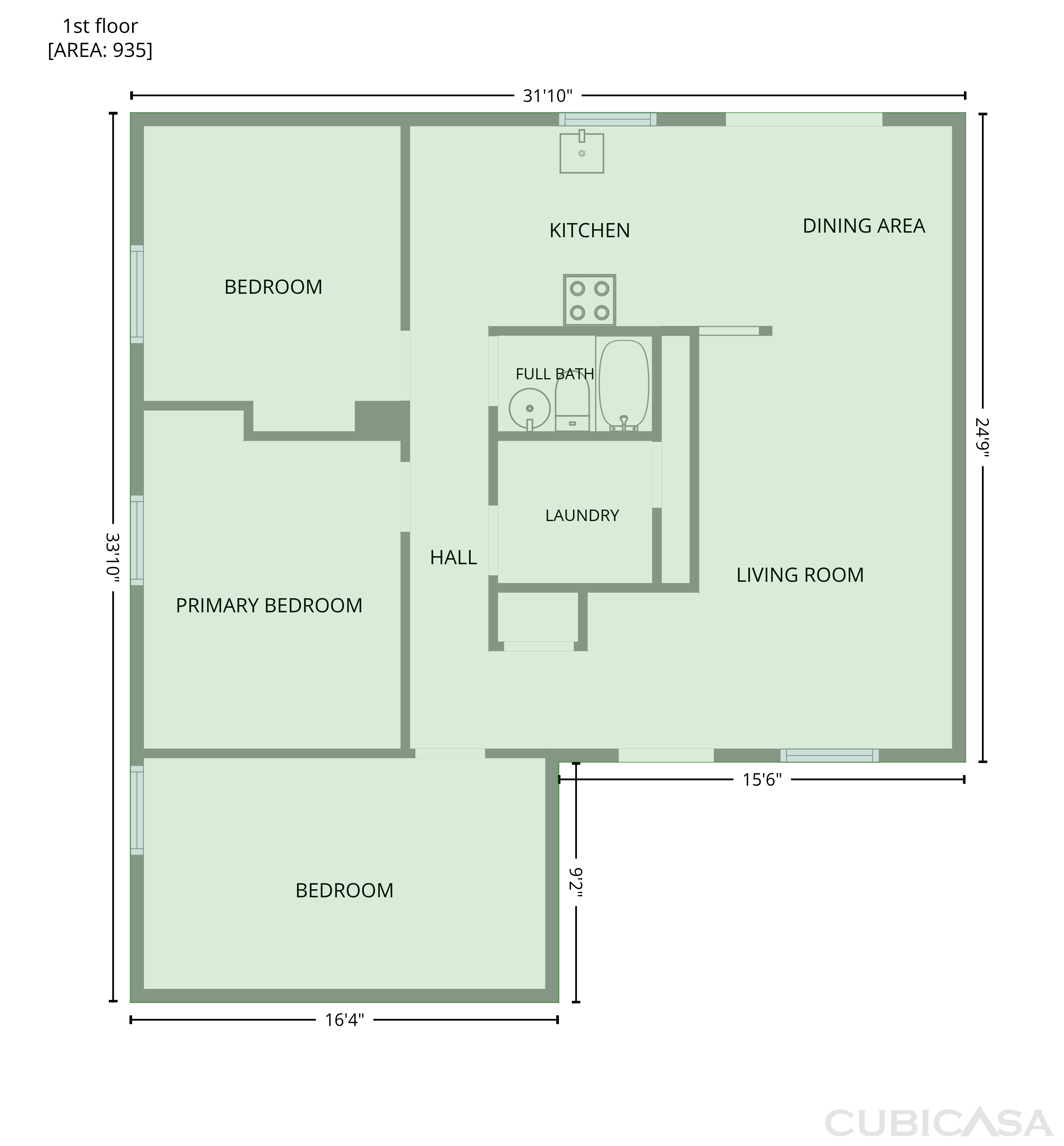 Main Floor of 4252 E Sylvane Dr, Tucson, AZ
