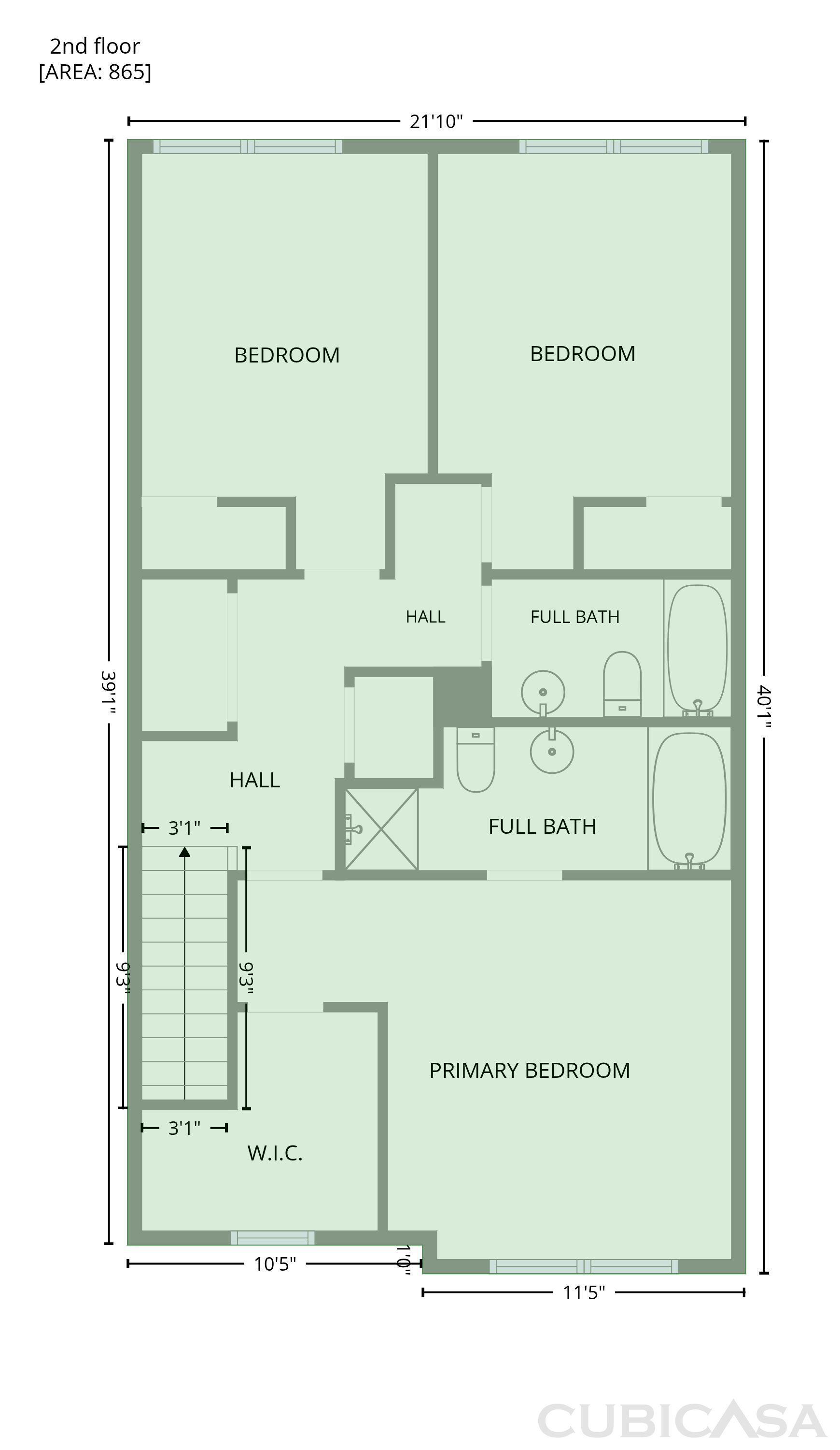 Second Floor of 2111 Ferentz Trce, Norcross, GA