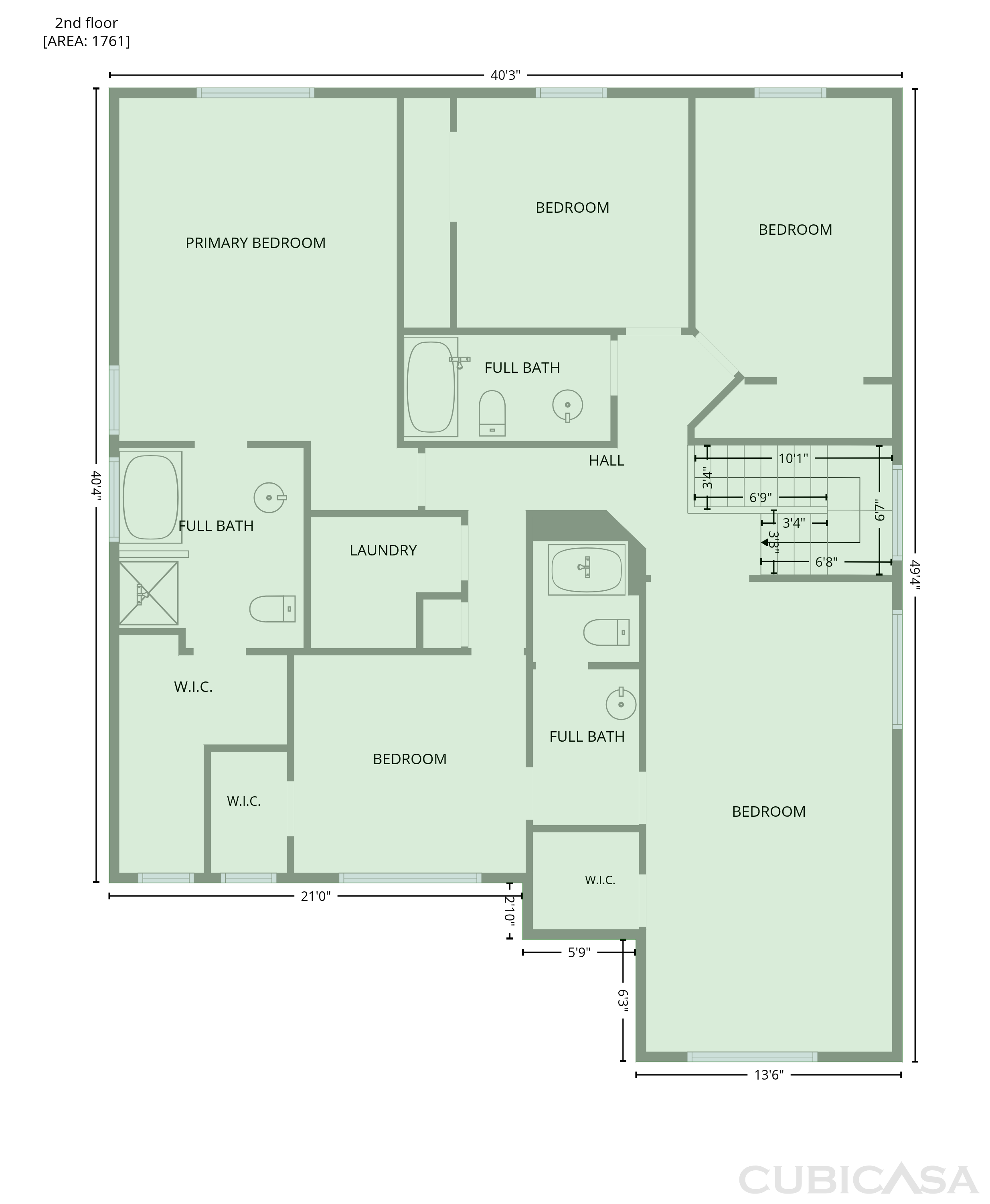 Second Floor of 15128 Evergreen House Dr, Charlotte, NC