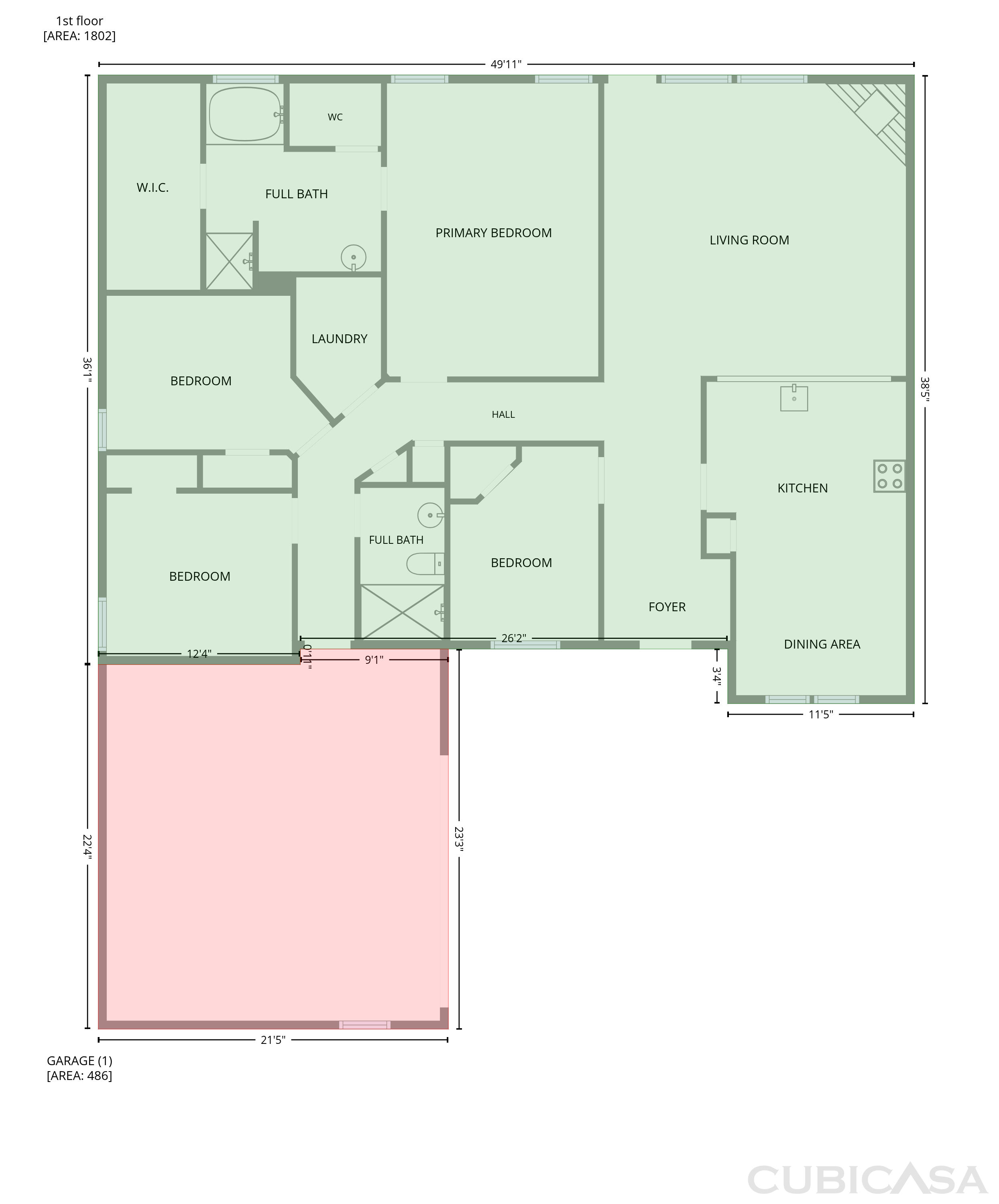 Main Floor of 324 Cascade Dr, Red Oak, TX