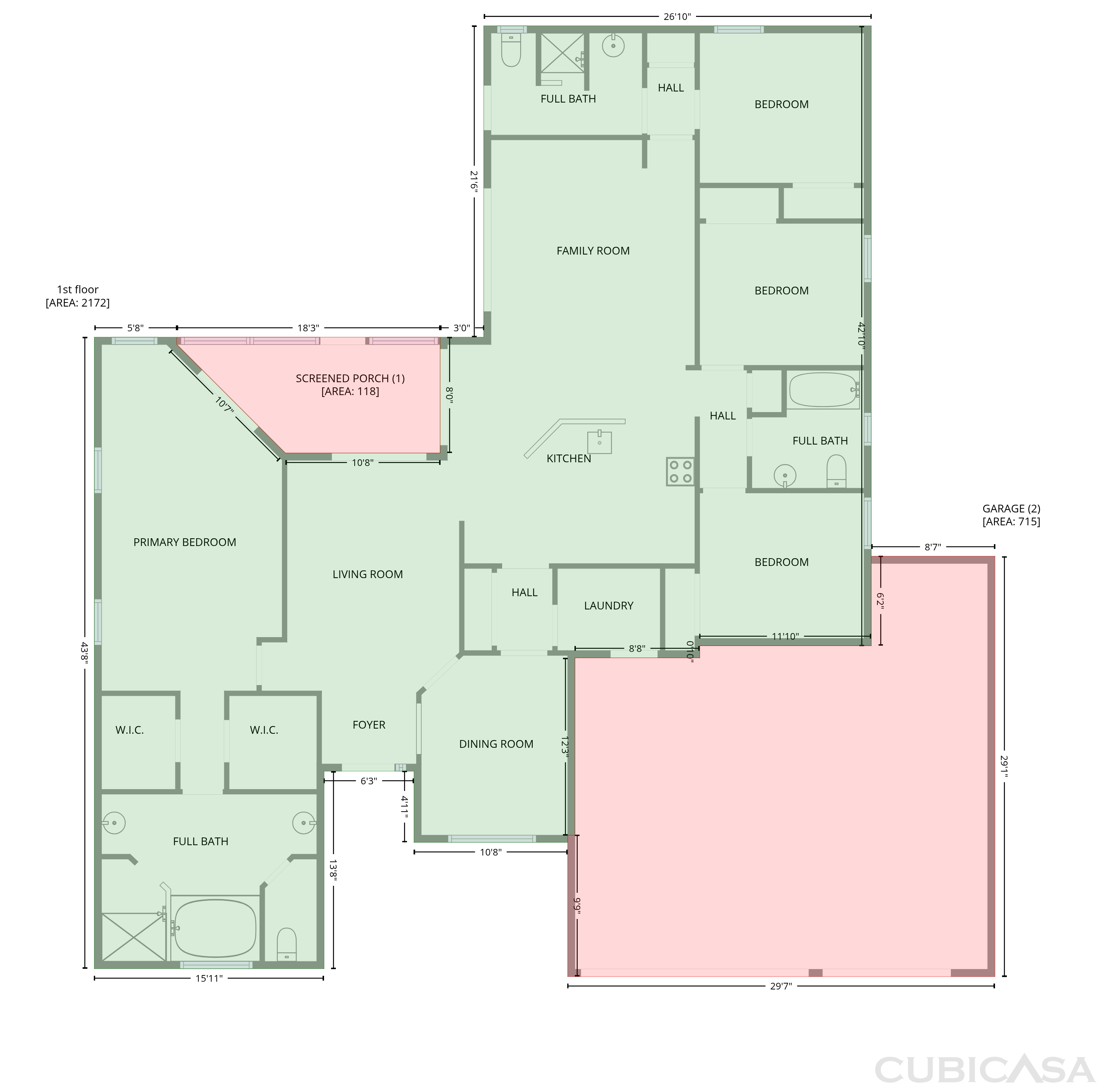 Main Floor of 203 Taylor Bay Ln, Brandon, FL