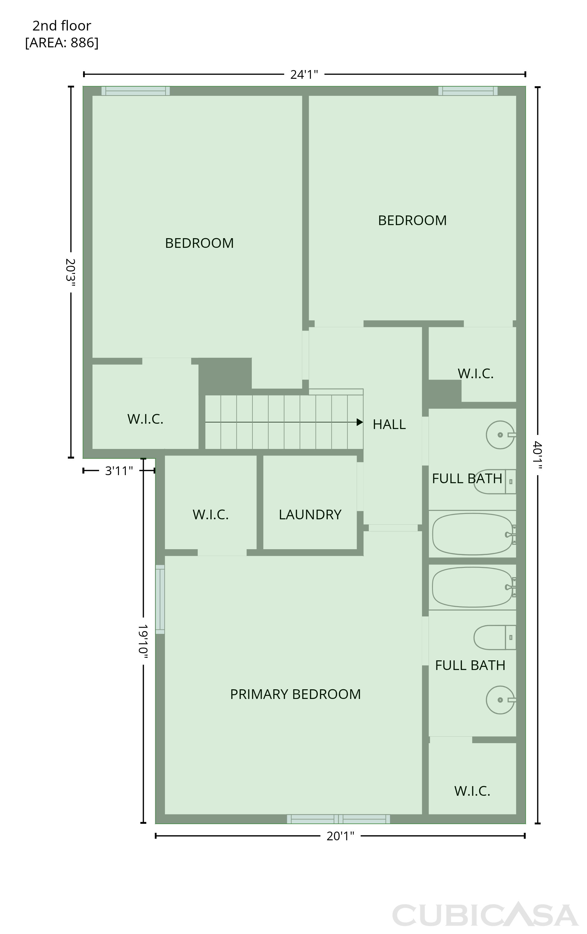 Second Floor of 13331 Harpley Ct, Alpharetta, GA