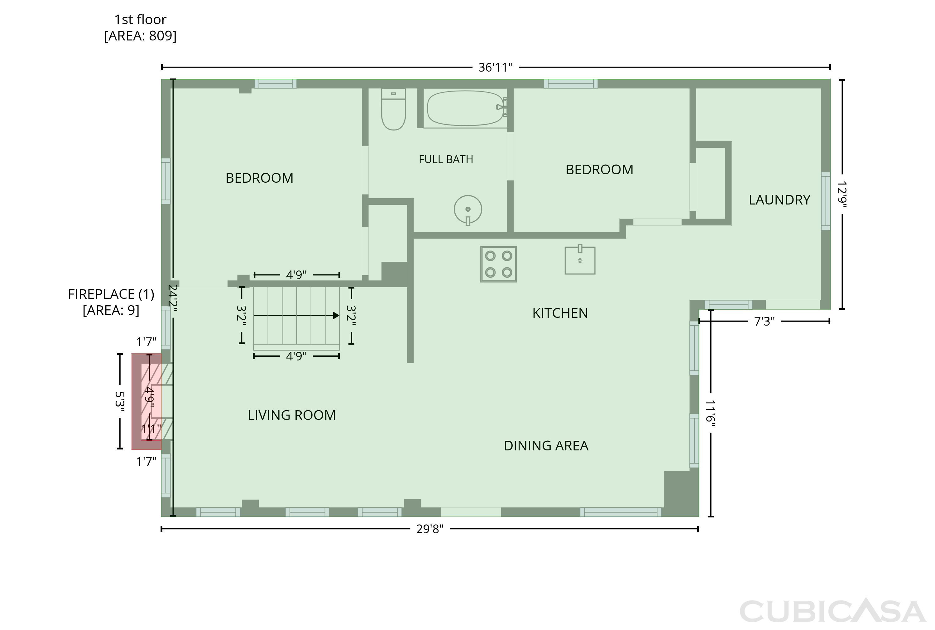 Main Floor of 1370 Eaglecreek Trl, Cumming, GA