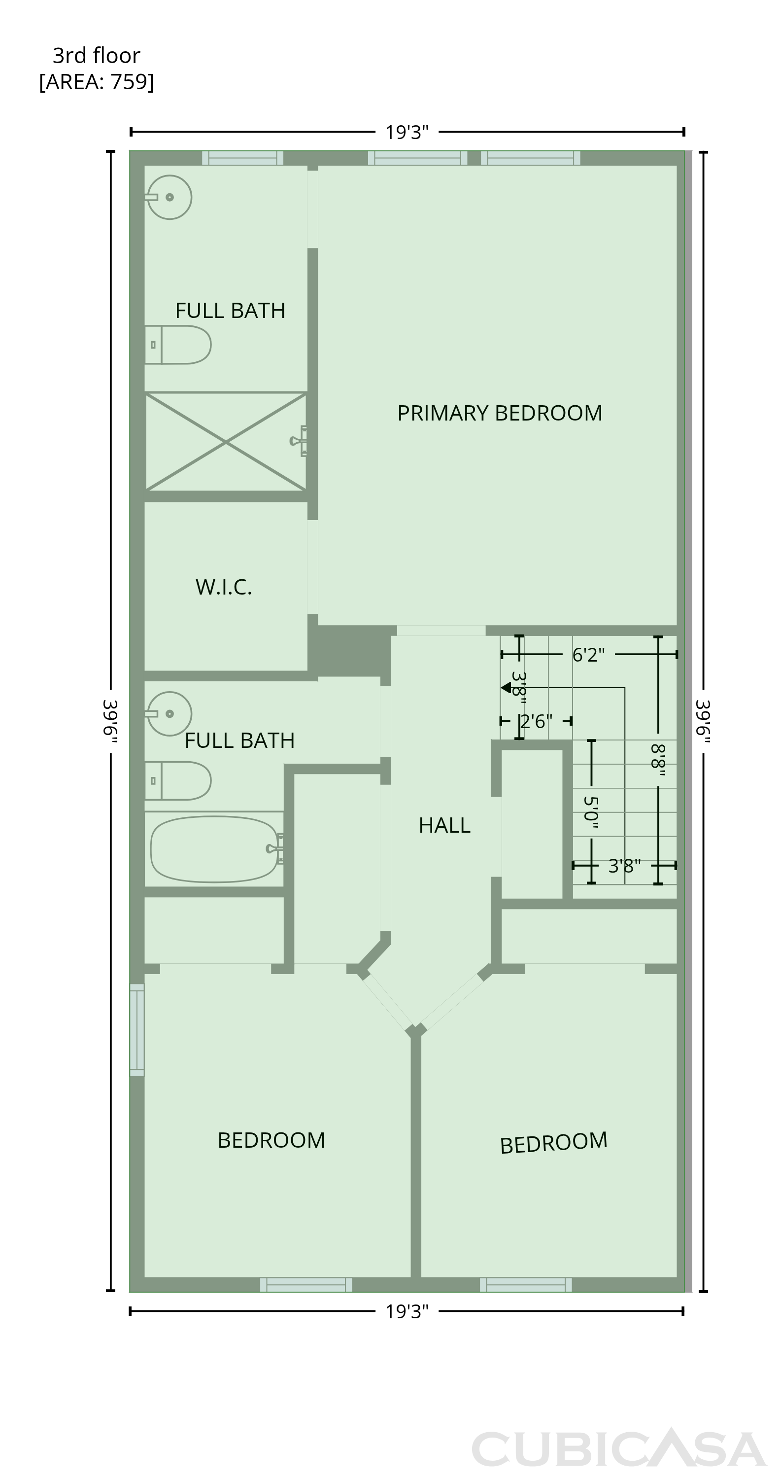 Third Floor of 200 Cobalt Dr, Fayetteville, GA