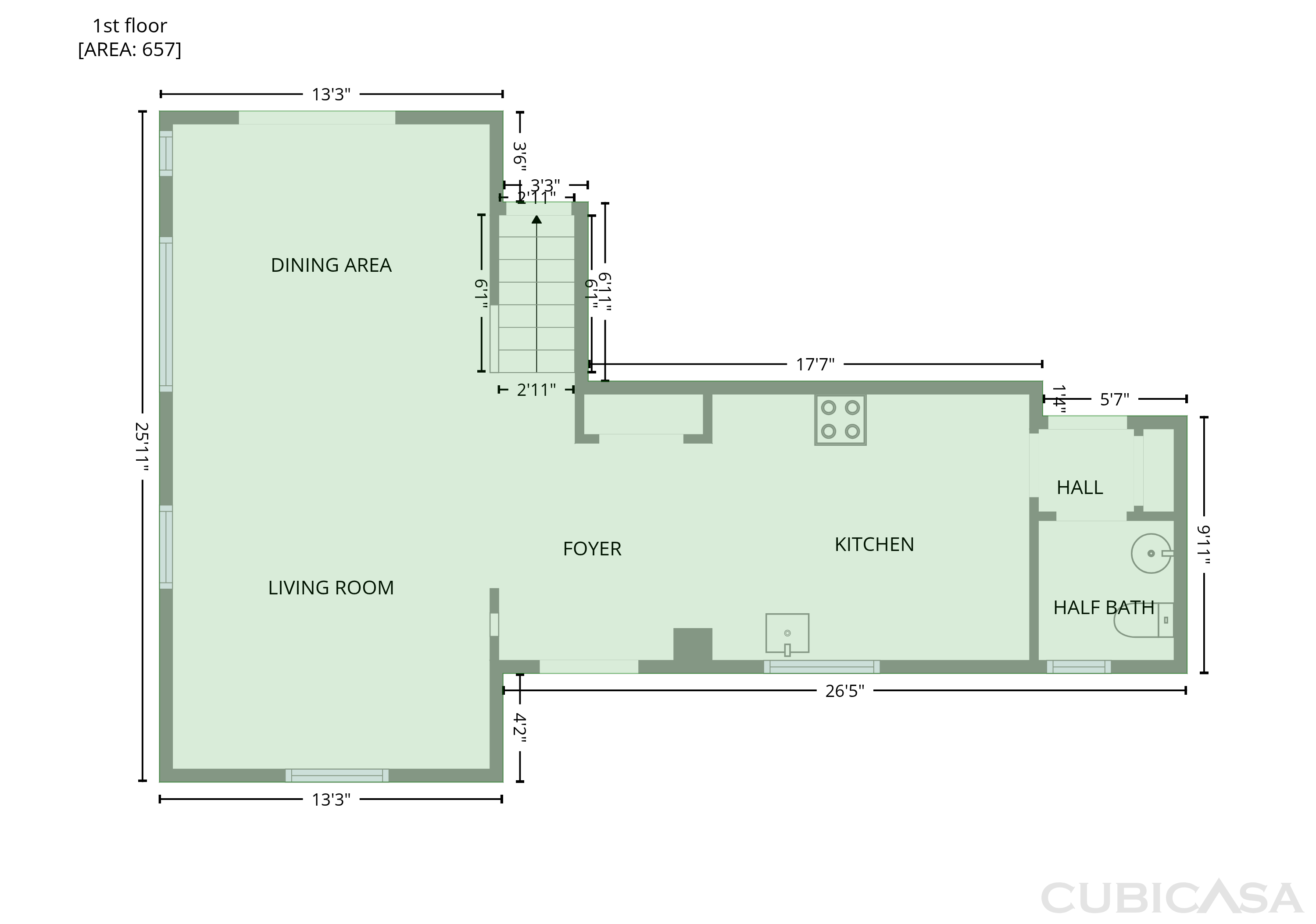 Main Floor of 2784 E Megan St, Gilbert, AZ