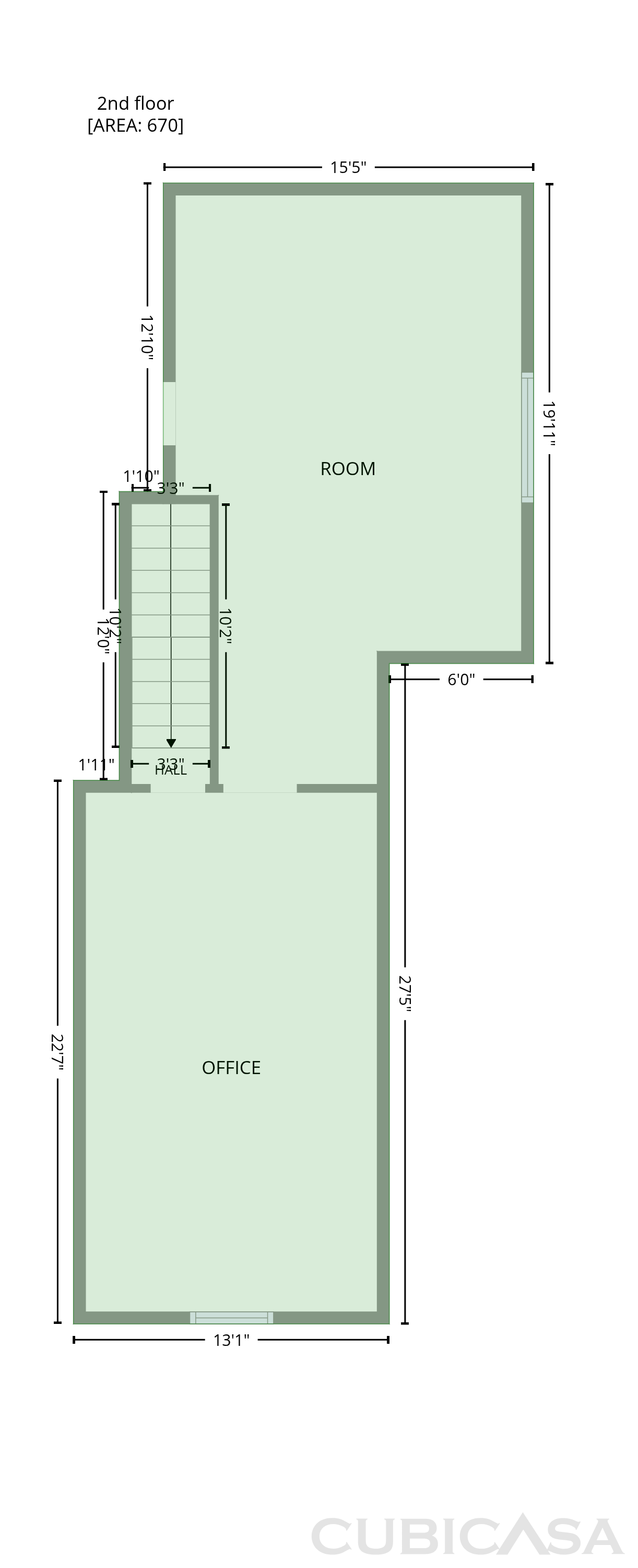 Second Floor of 2037 Olde Towne Dr, Monroe, NC