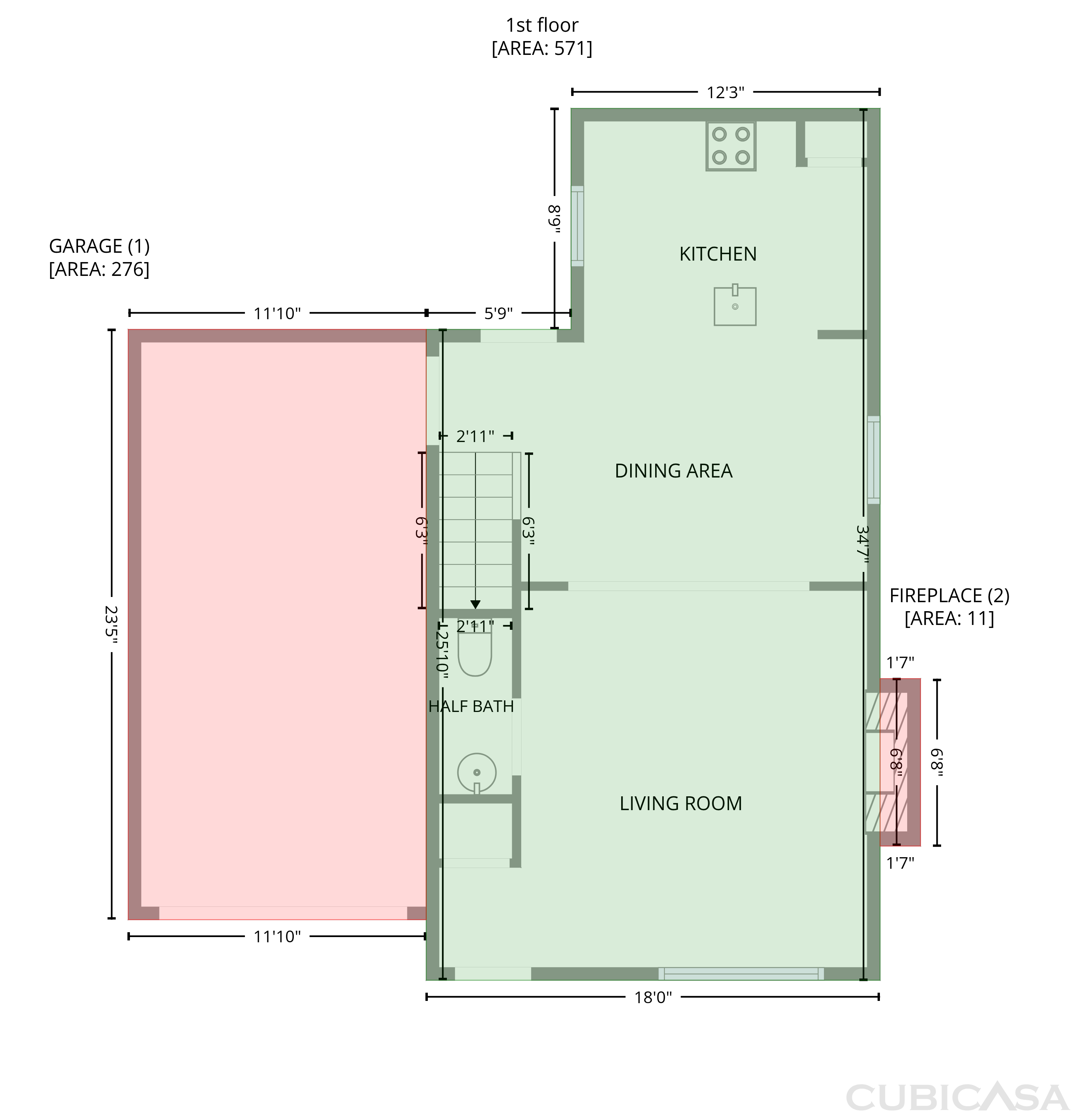 Main Floor of 7329 Hidden Creek Dr, Charlotte, NC