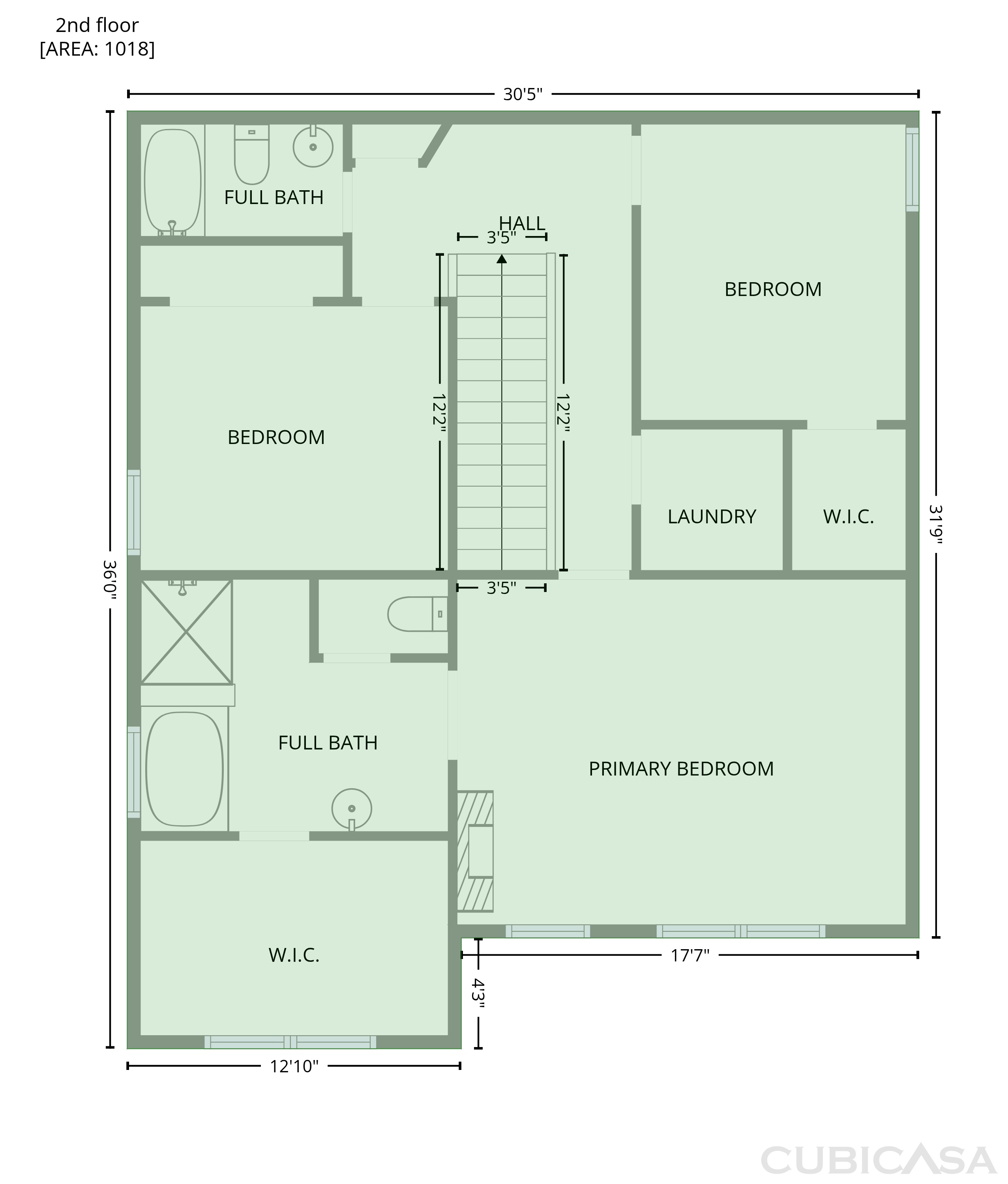 Second Floor of 4681 Sweetwater Ave, Powder Springs, GA