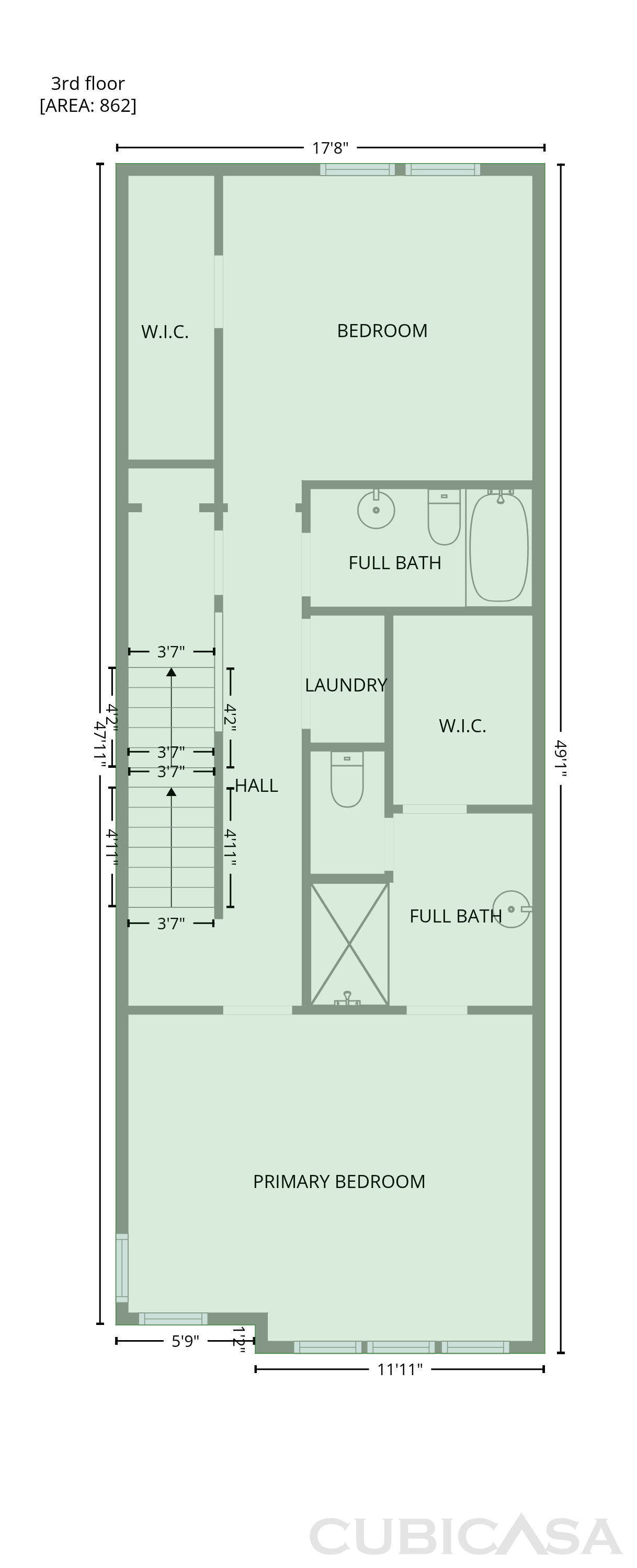 Third Floor of 1528 Central Ave, Indianapolis, IN