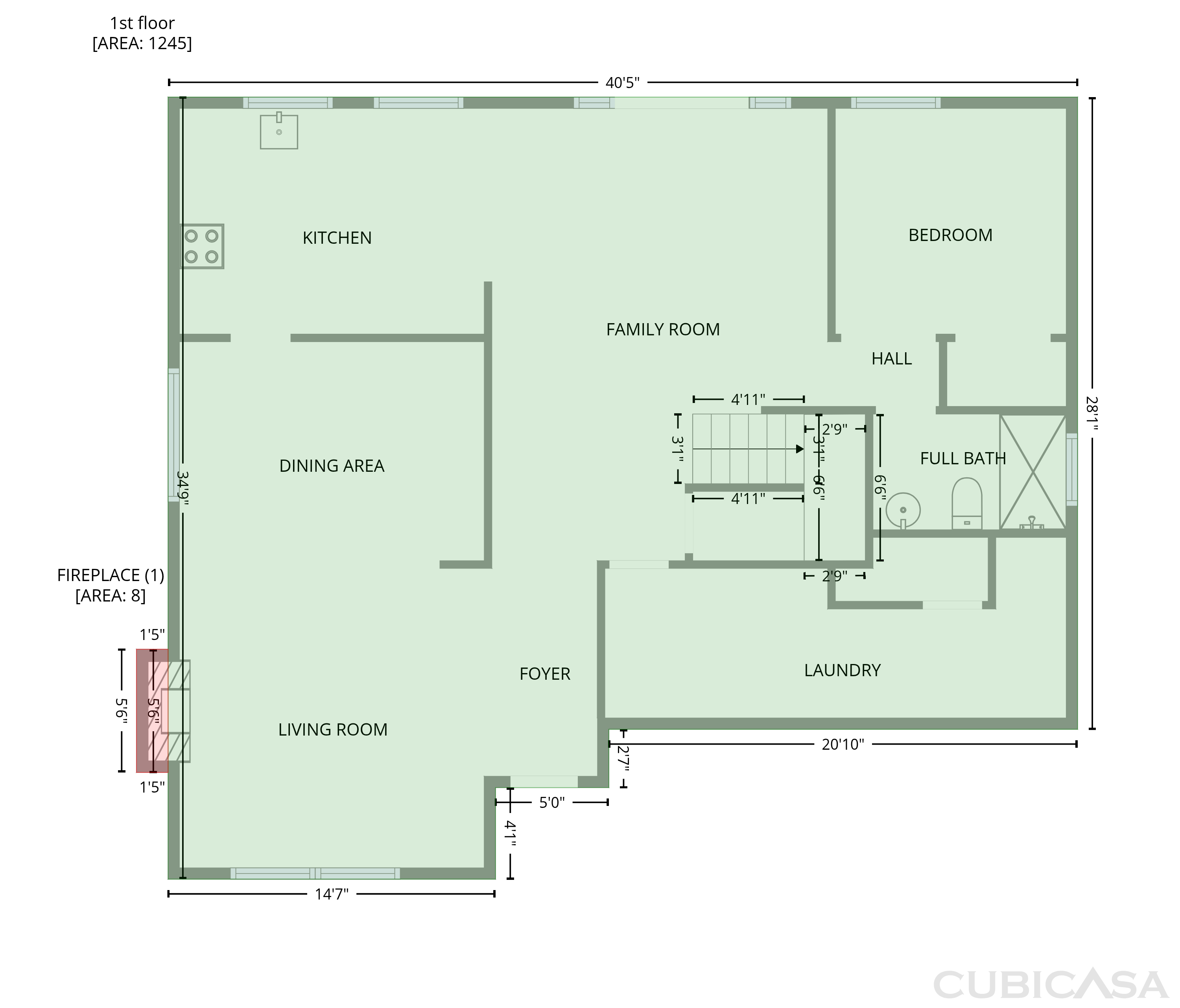 Main Floor of 807 Mountain Meadows Dr, Katy, TX