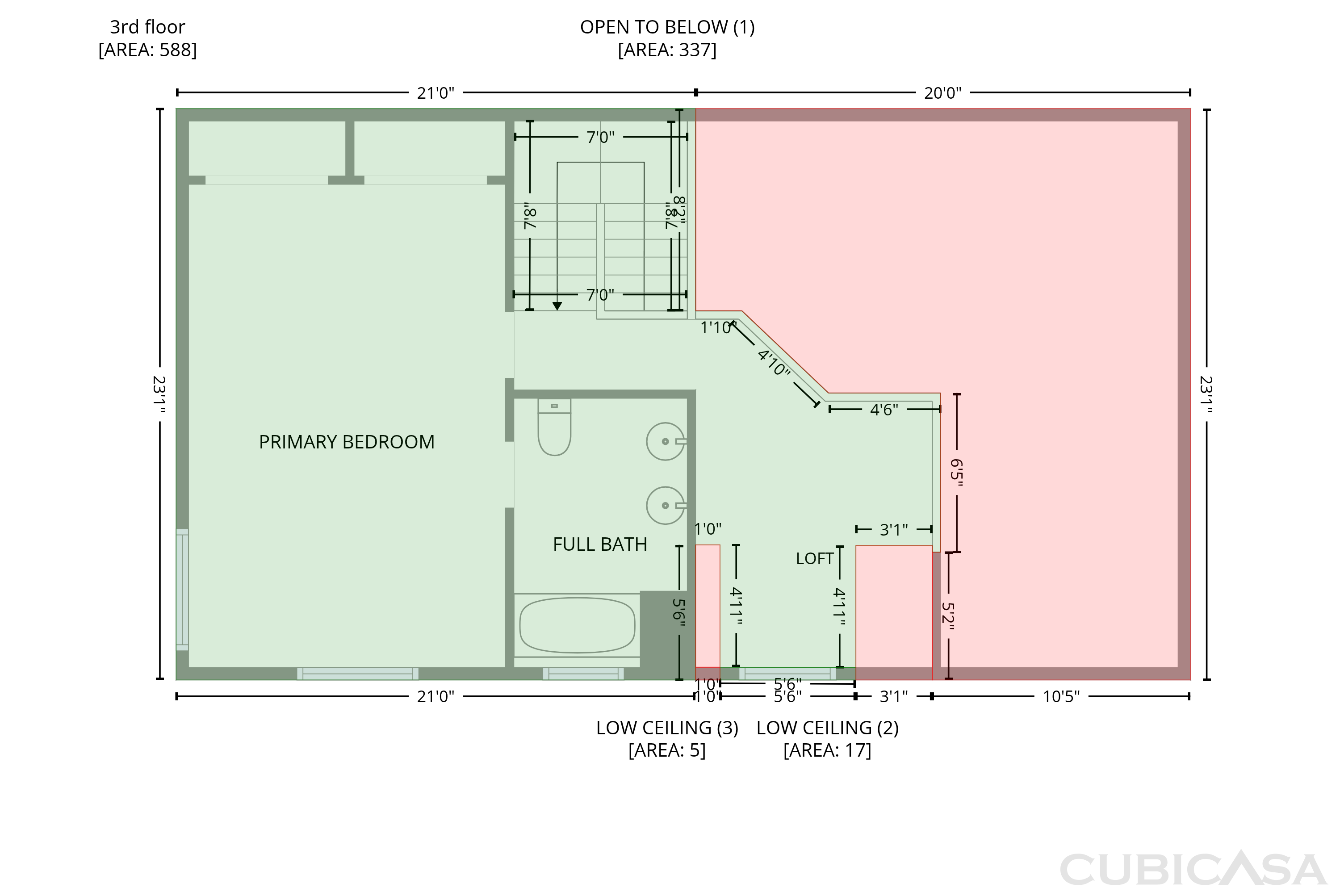 Third Floor of 472 Brentwood Dr, Lake Arrowhead, CA