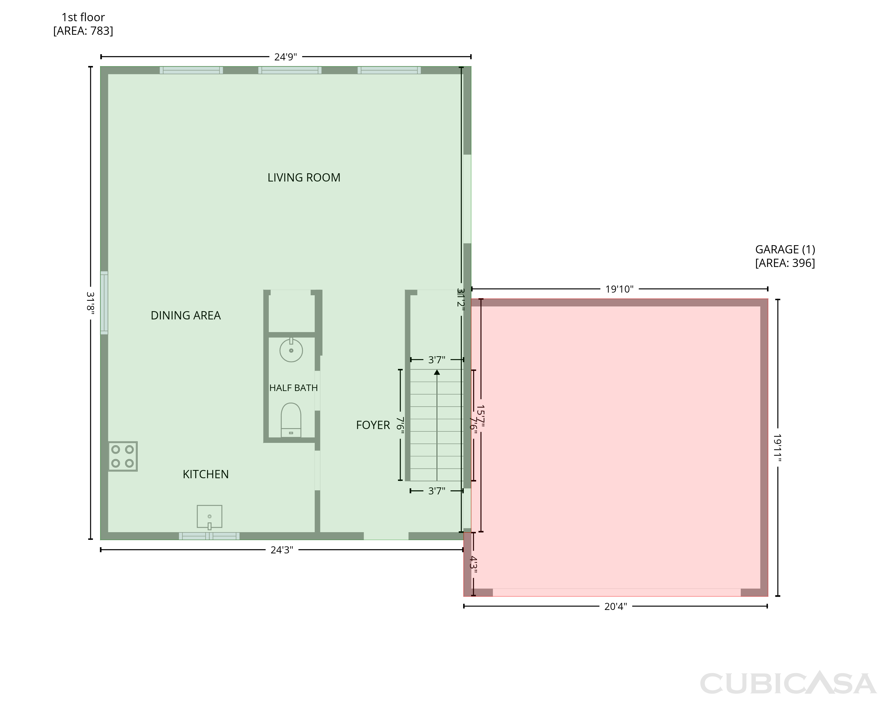Main Floor of 3664 Lewis Rd, Amelia, OH