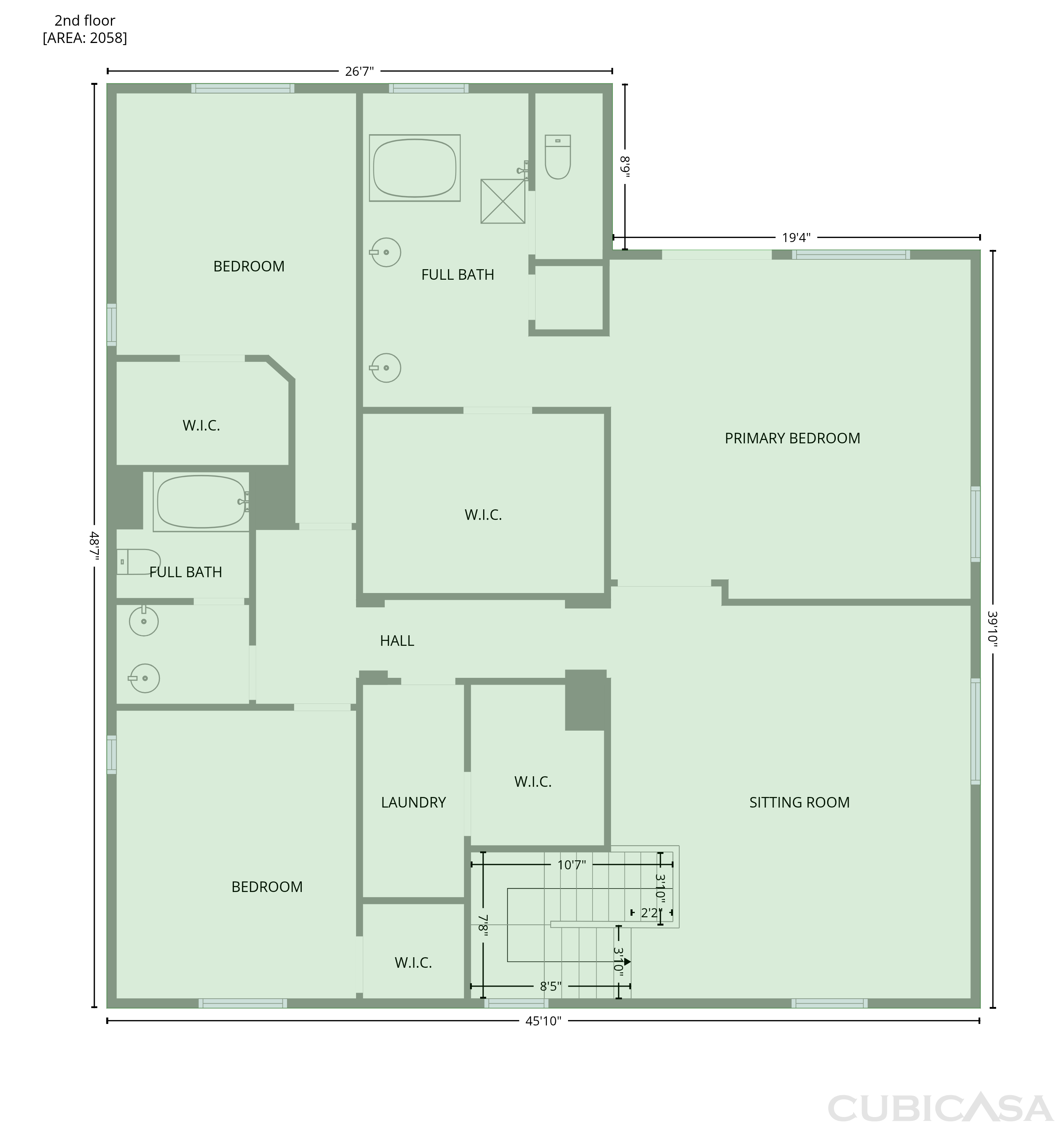 Second Floor of 1418 Dire Wolf Ave, North Las Vegas, NV
