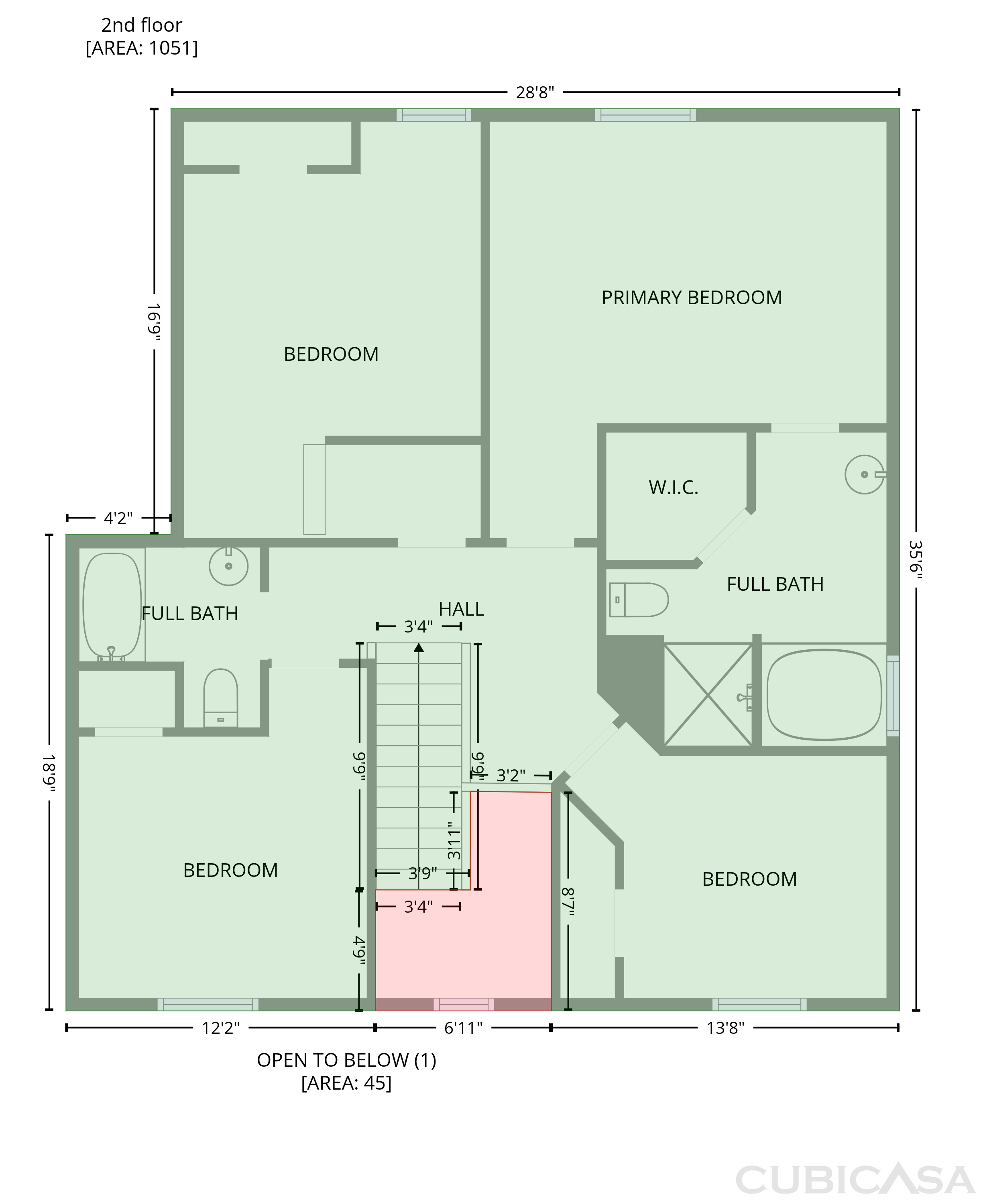 Second Floor of 2976 Claymille Blvd, Nashville, TN