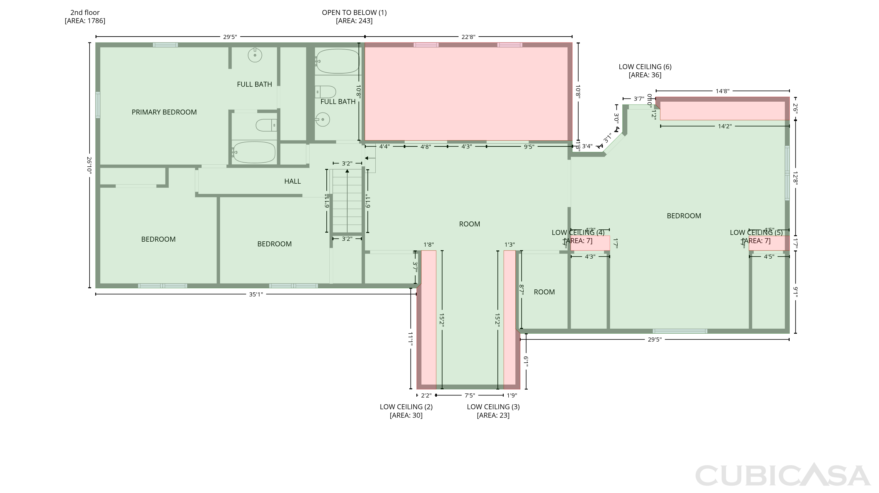 Second Floor of 8005 Edgewood Ct, Plainfield, IN