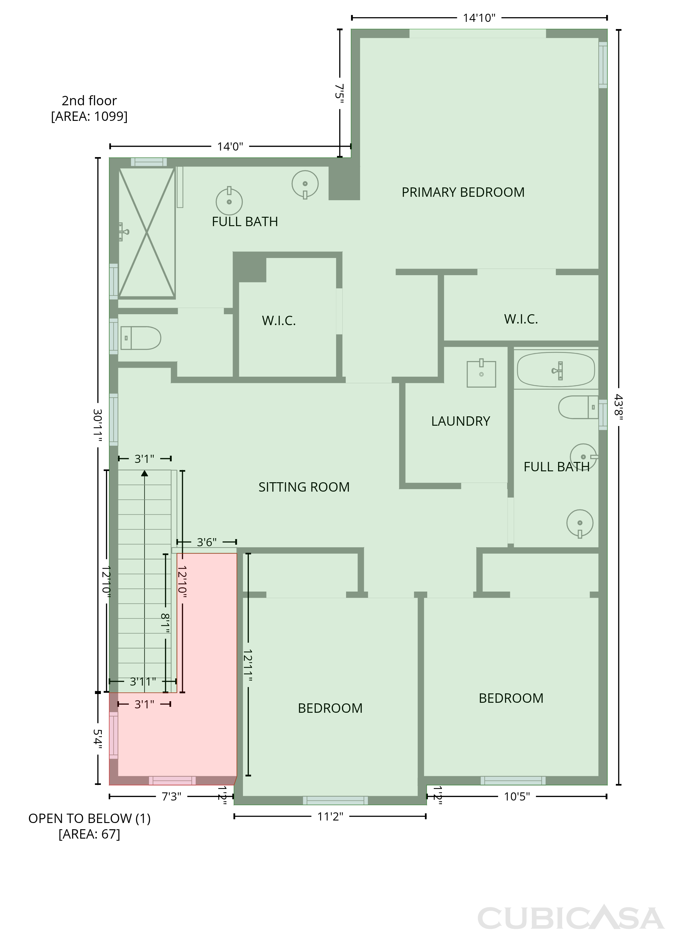 Second Floor of 1242 Via Candelas, Oceanside, CA