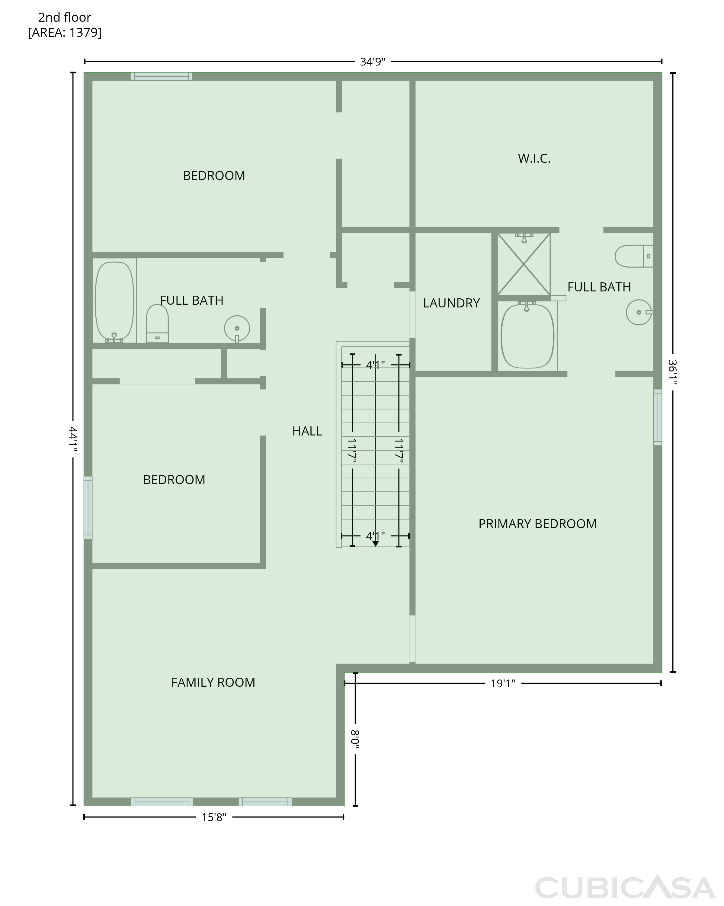 Second Floor of 847 Canyon Hill Ln, Rosenberg, TX