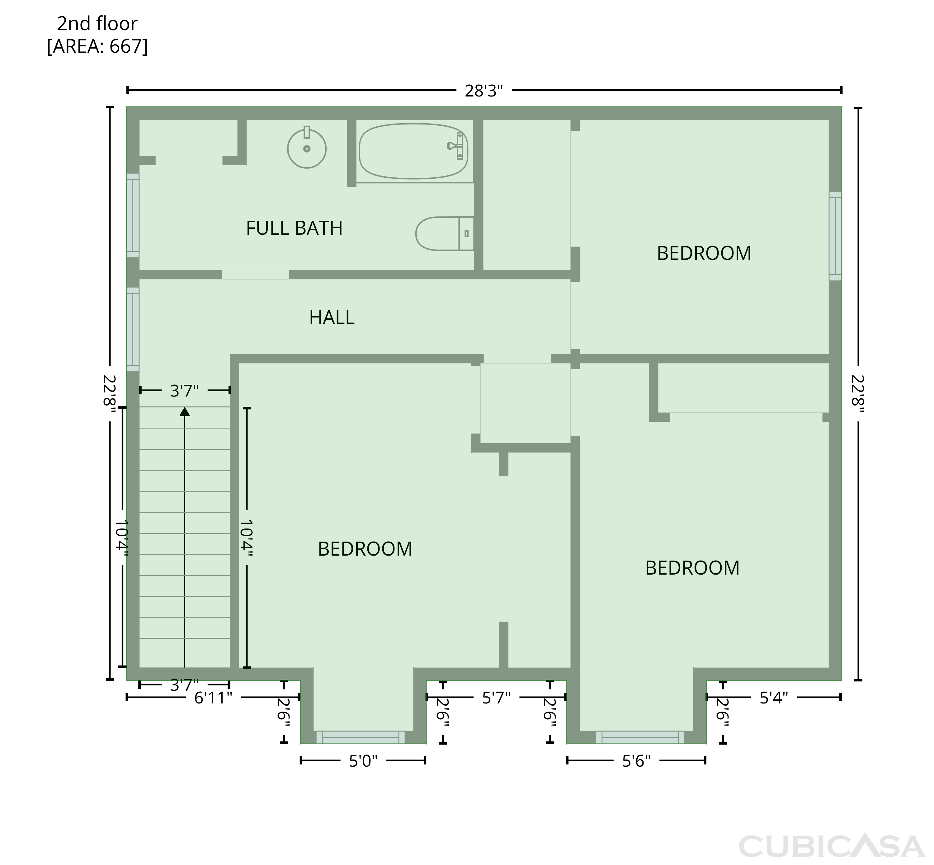 Second Floor of 5914 Deal Ave, Nashville, TN