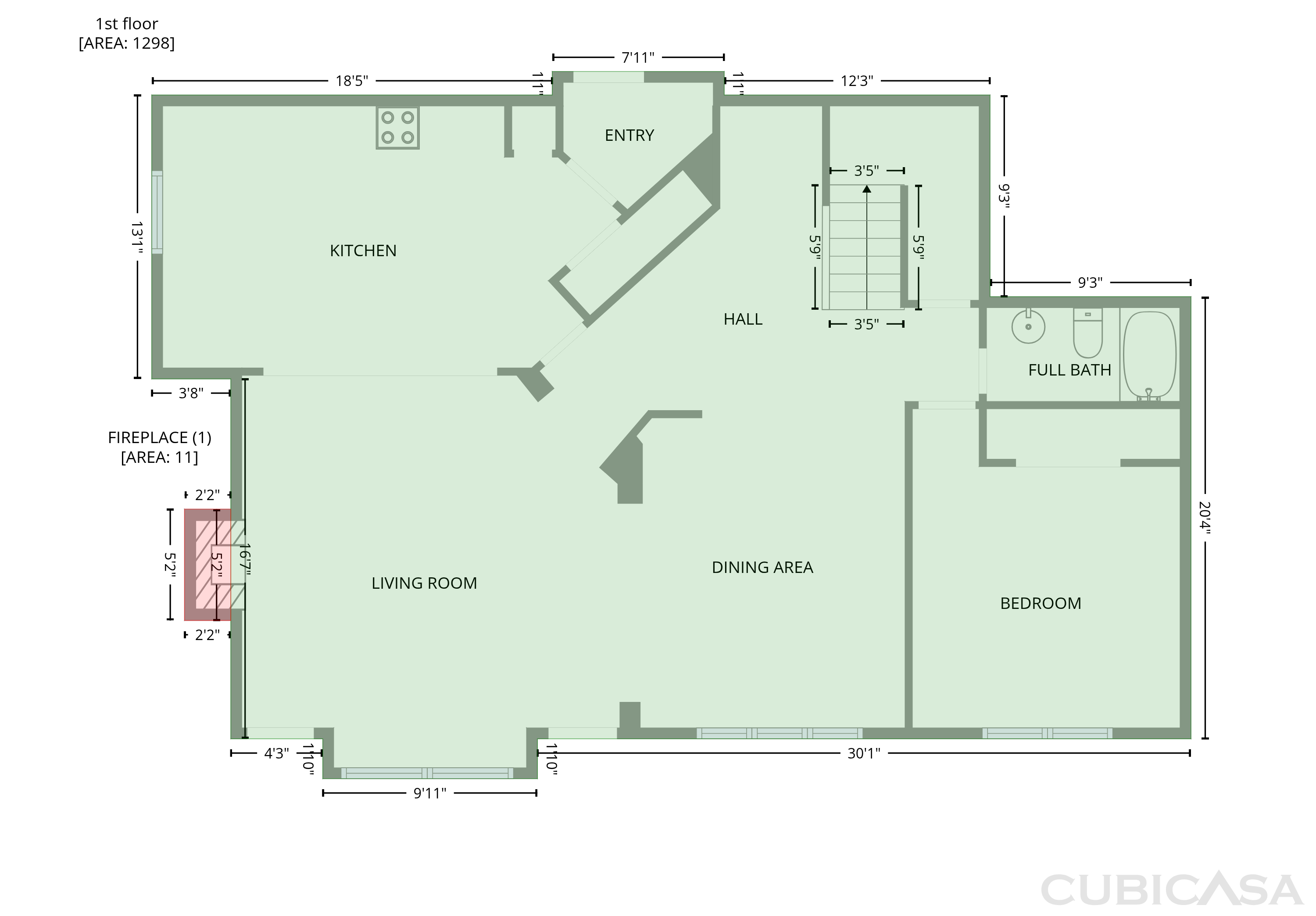 Main Floor of 1963 Buckner Clark Rd, Pittsboro, NC