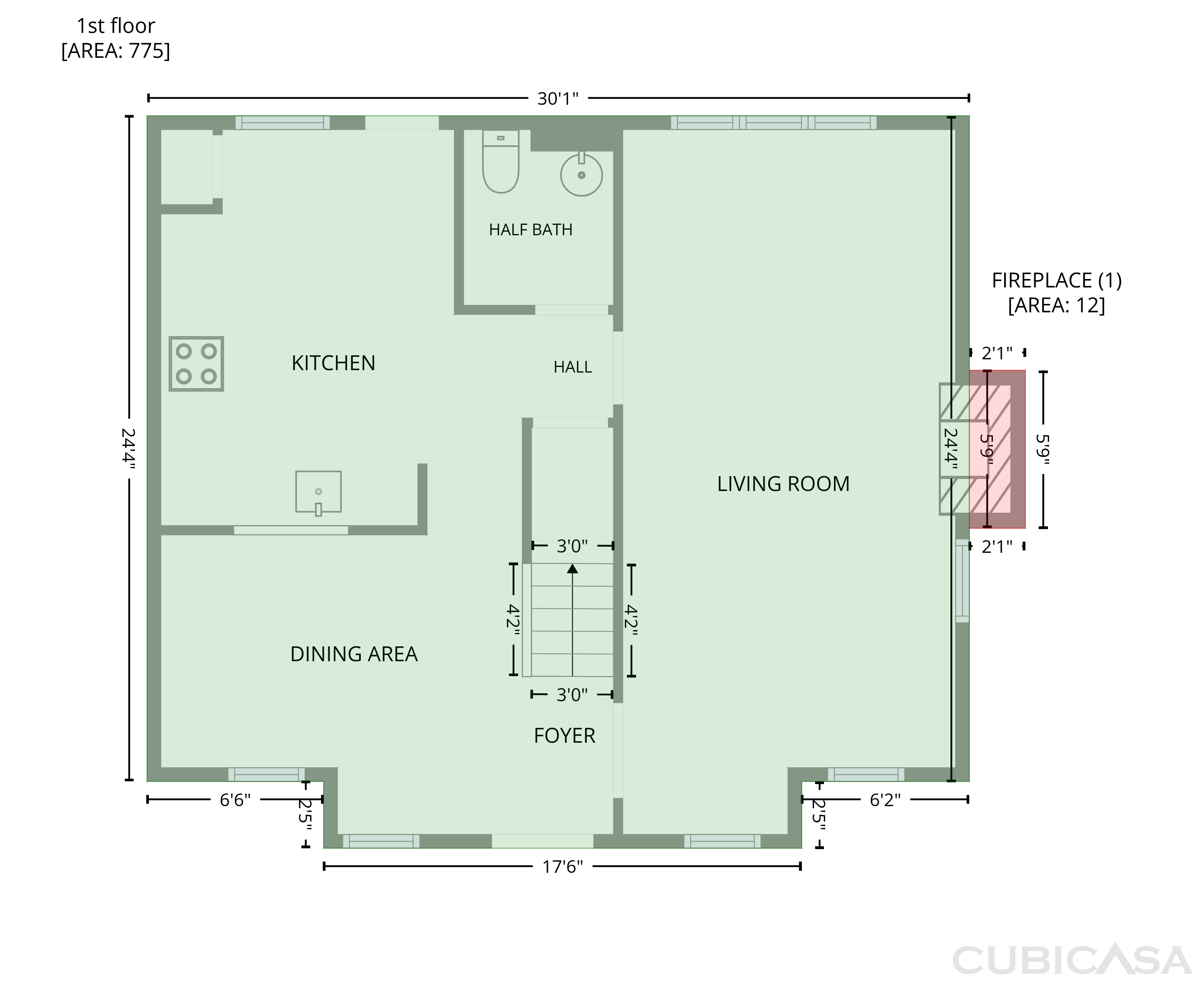 Main Floor of 3358 Neptune Dr, Raleigh, NC