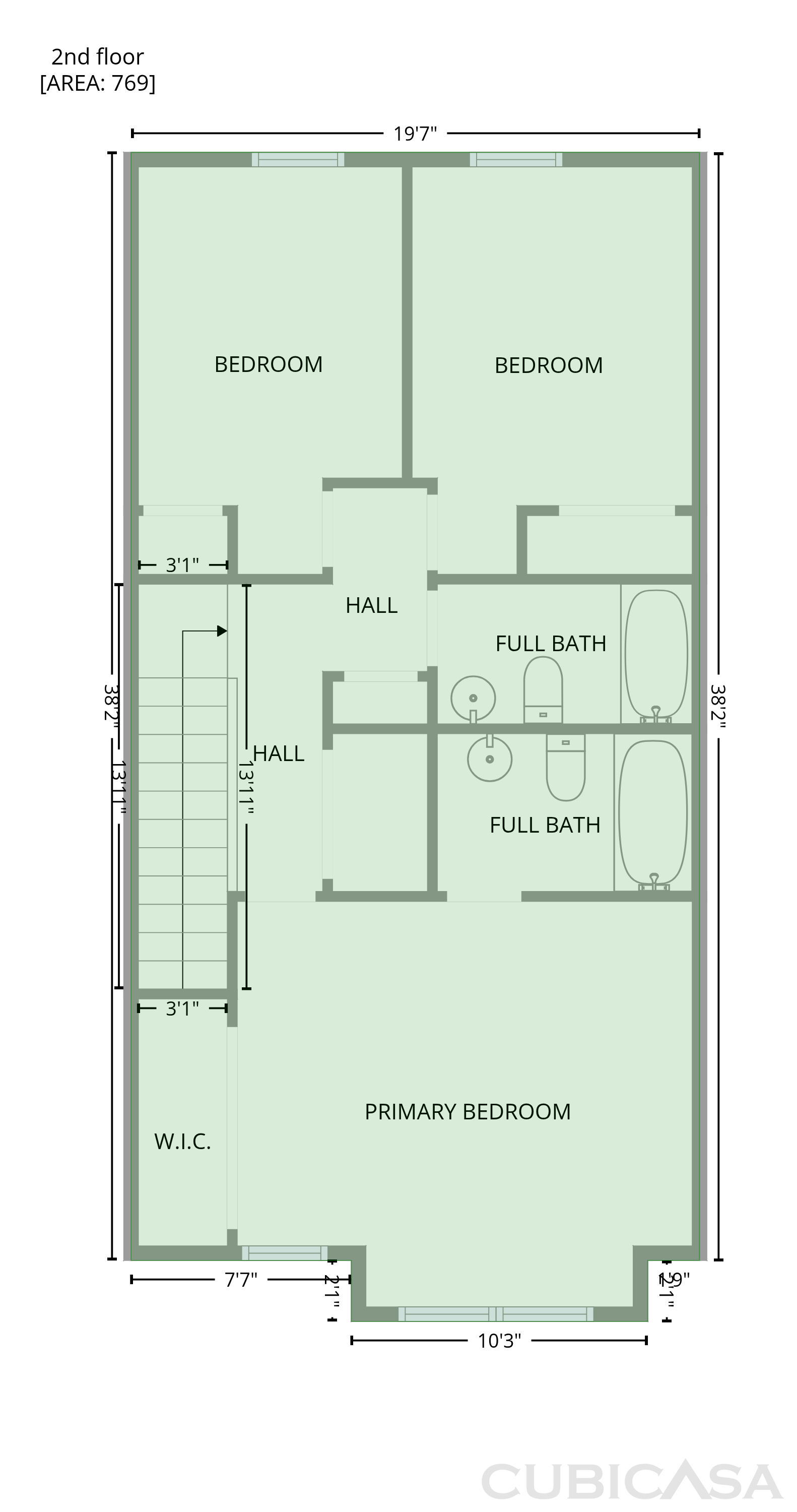 Second Floor of 3794 Waldrop Ln, Decatur, GA