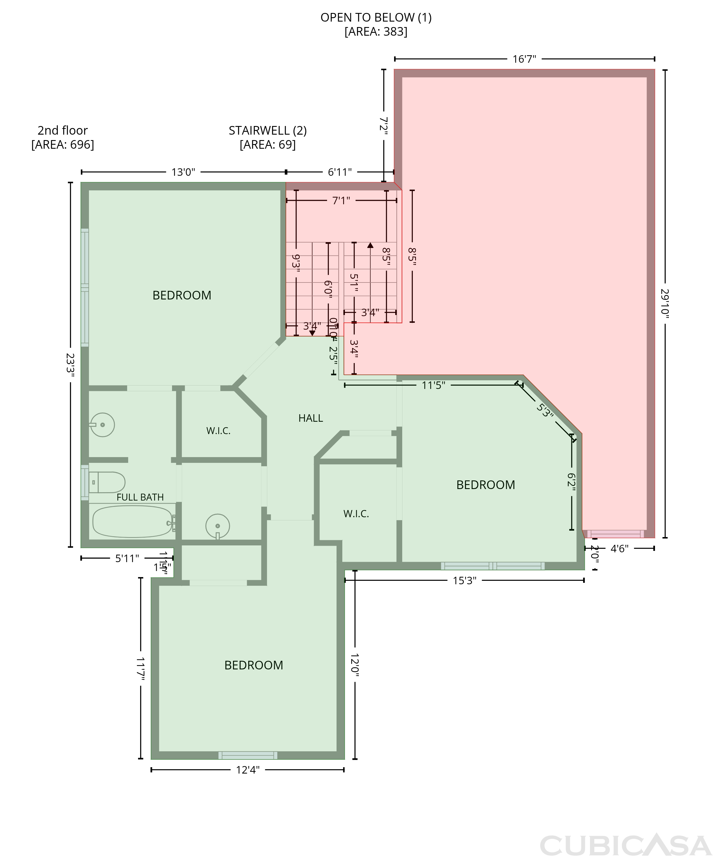 Second Floor of 57 Azalea Lakes Ct, Dallas, GA