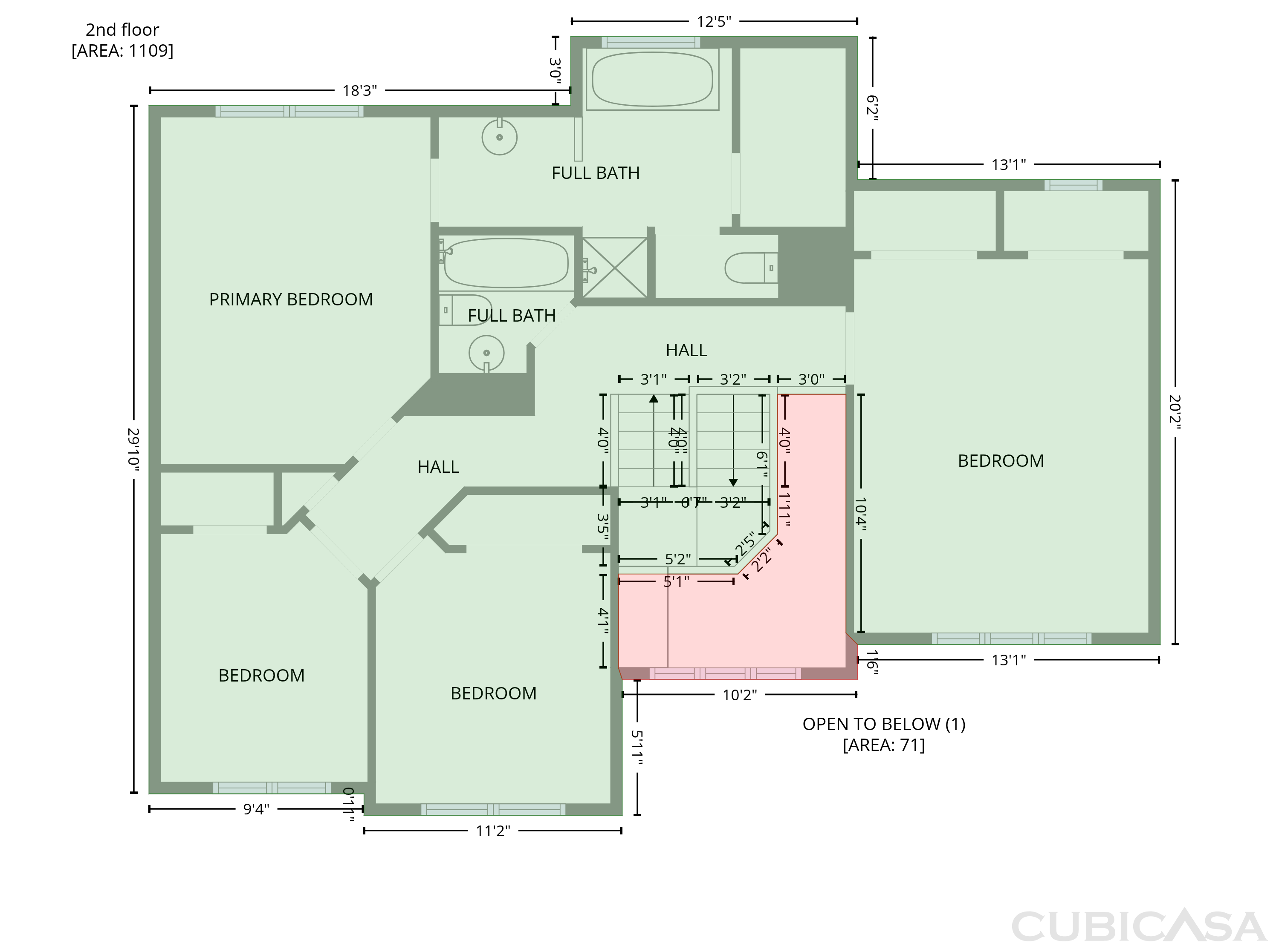 Second Floor of 2220 Cushendun Ln, Garner, NC