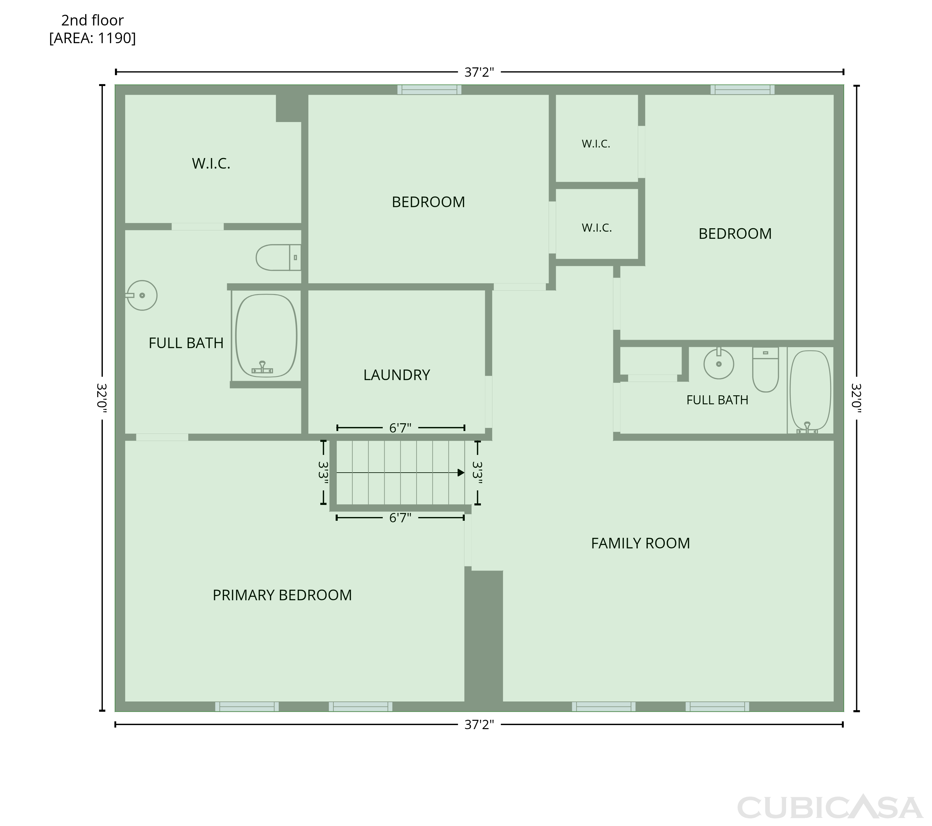 Second Floor of 949 Colonial Way, Franklin, IN