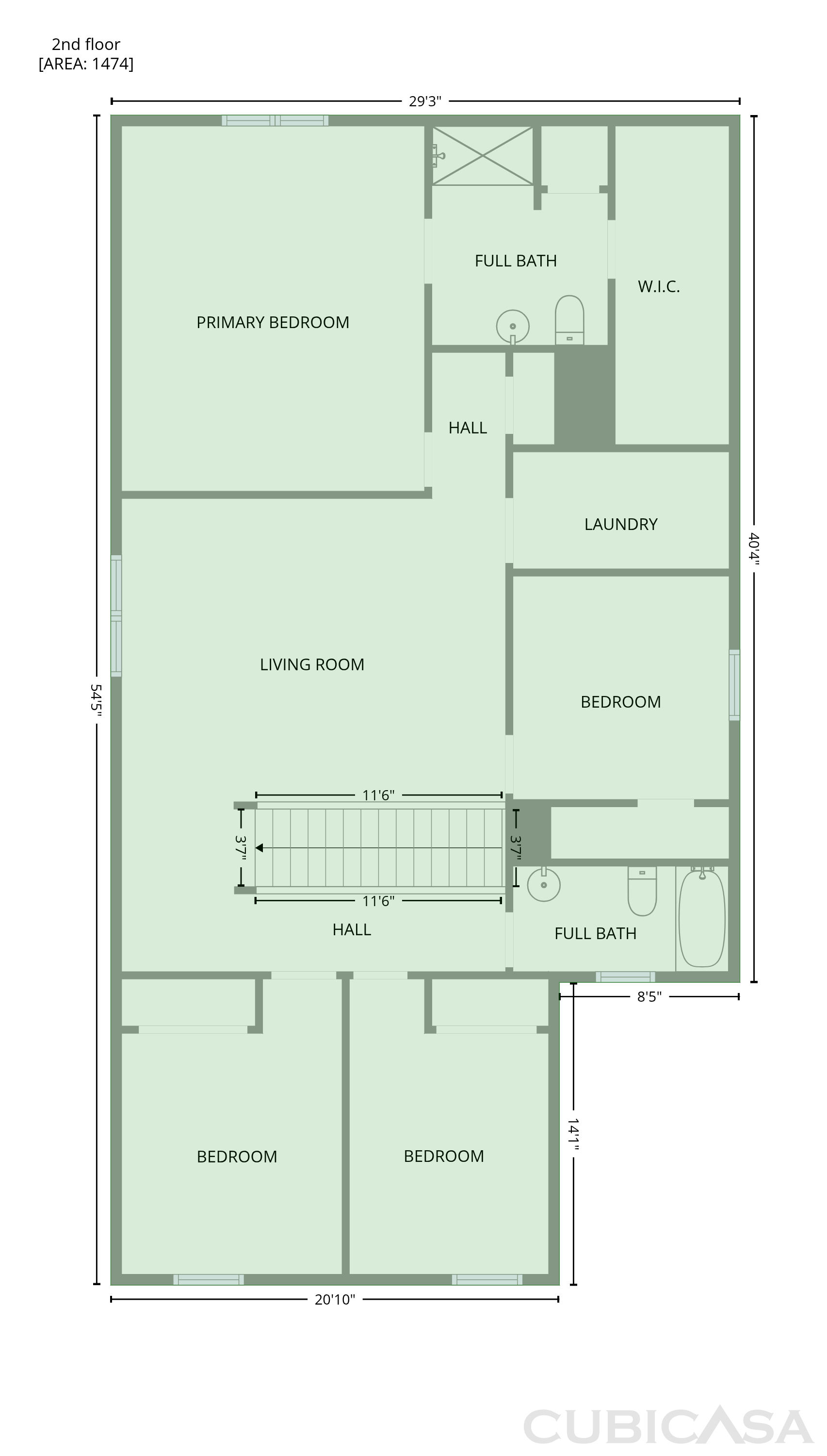Second Floor of 252 Cameron St, Summerville, SC