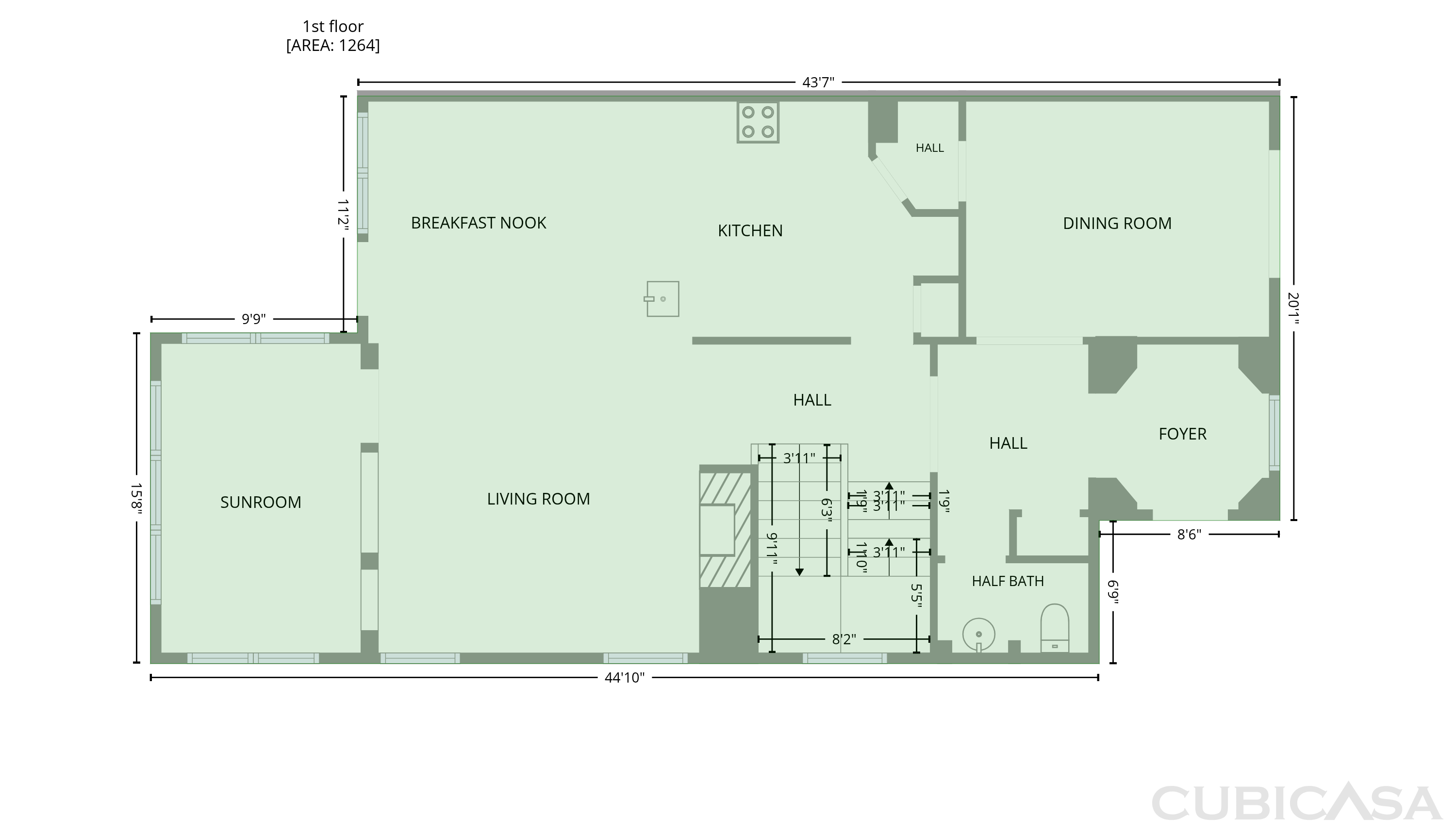 Second Floor of 3011 Riverstone Trl, Atlanta, GA