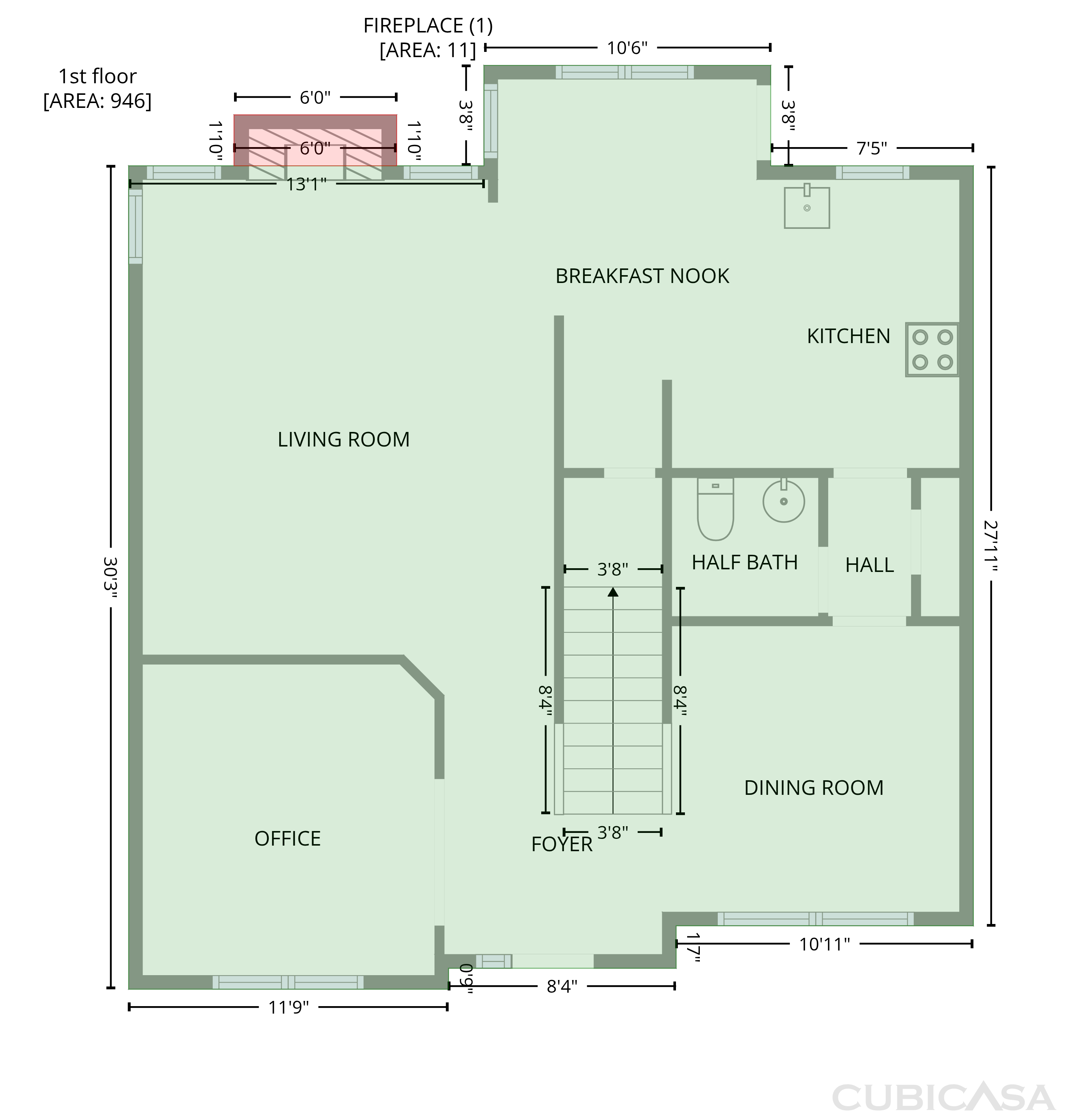 Main Floor of 217 Branchview Dr, Columbia, SC