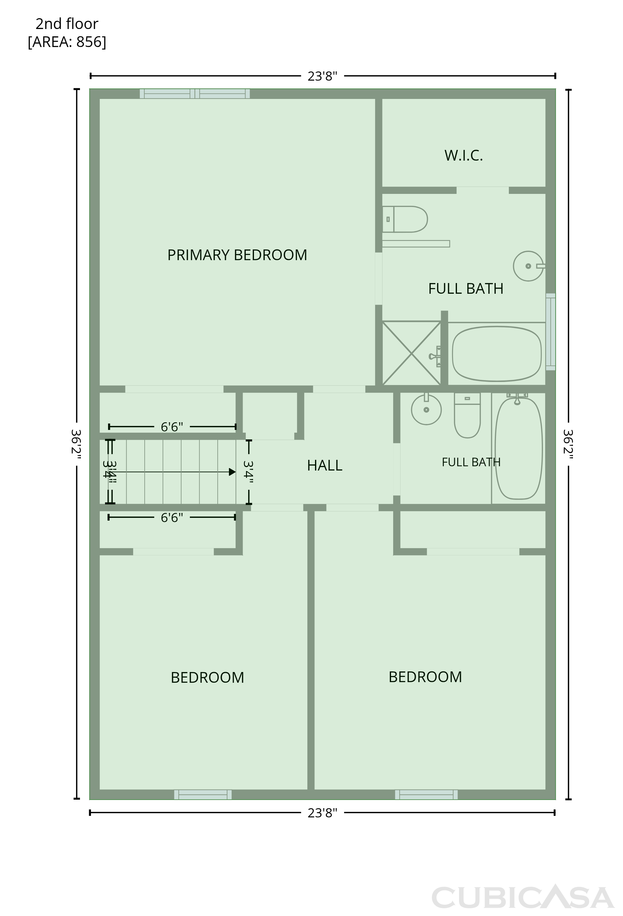 Second Floor of 2197 Hidden Creek Dr, Decatur, GA