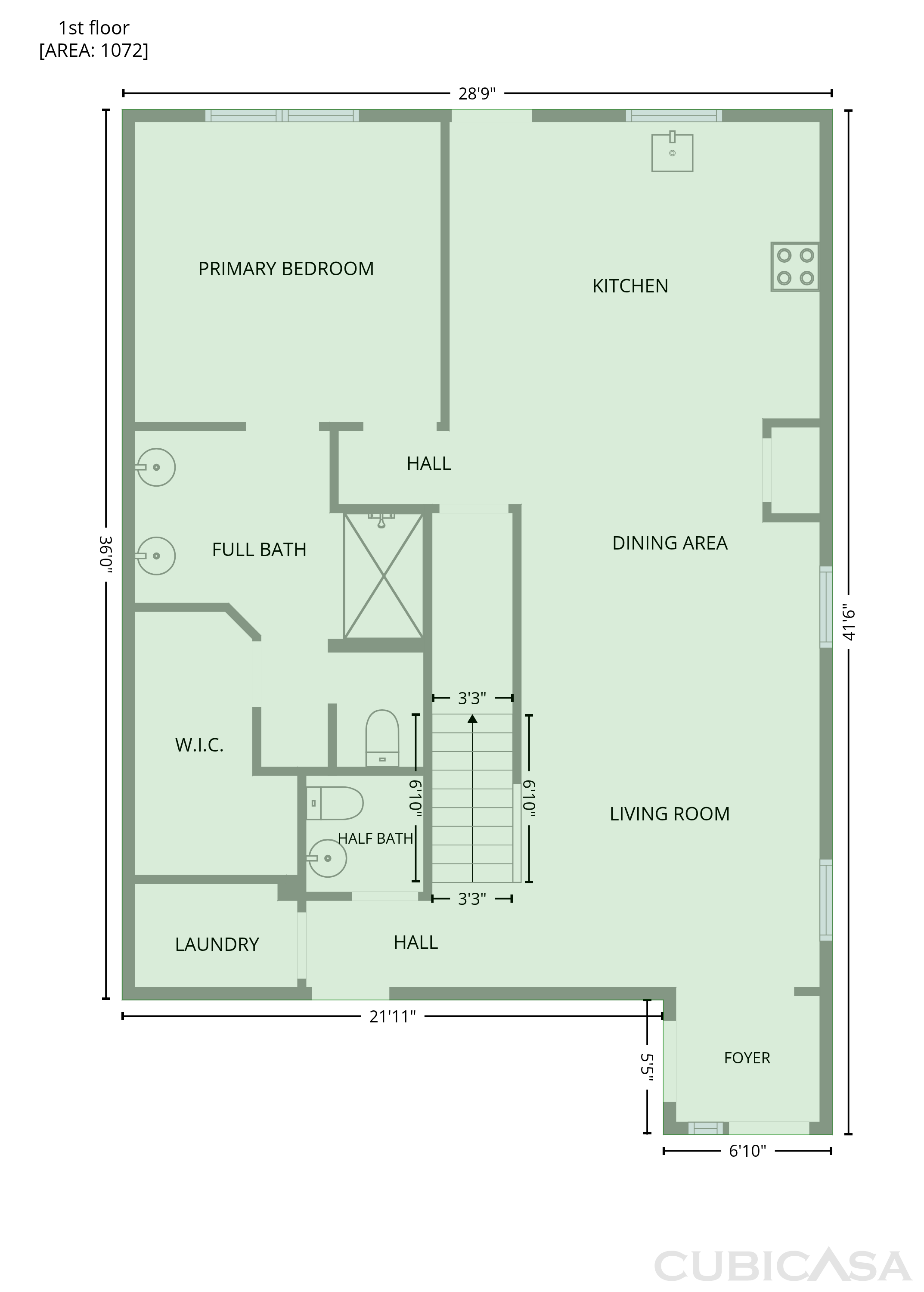 Main Floor of 40828 Mostyn Hill Dr, Magnolia, TX