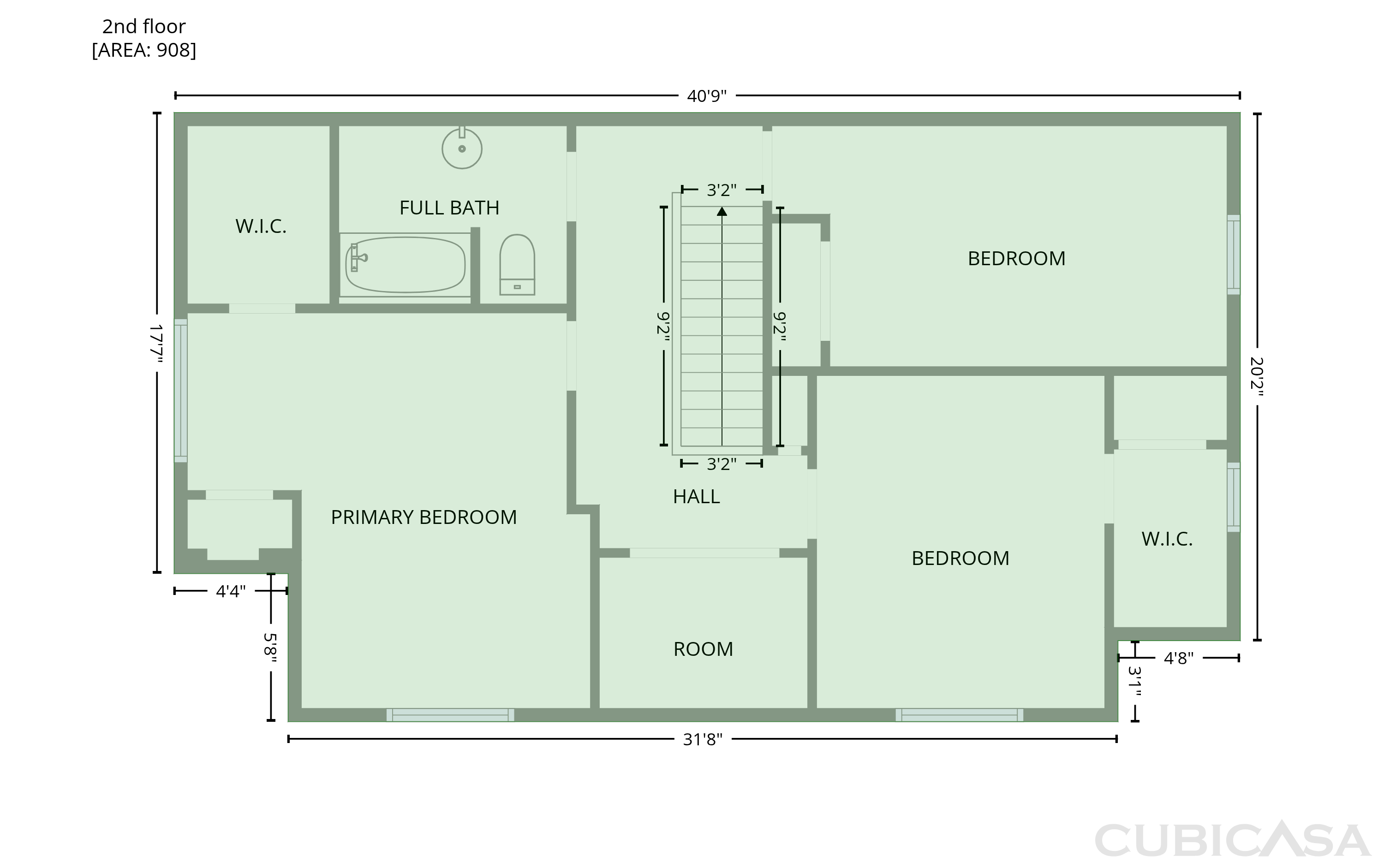 Second Floor of 14743 Ronnie Ln, Livonia, MI