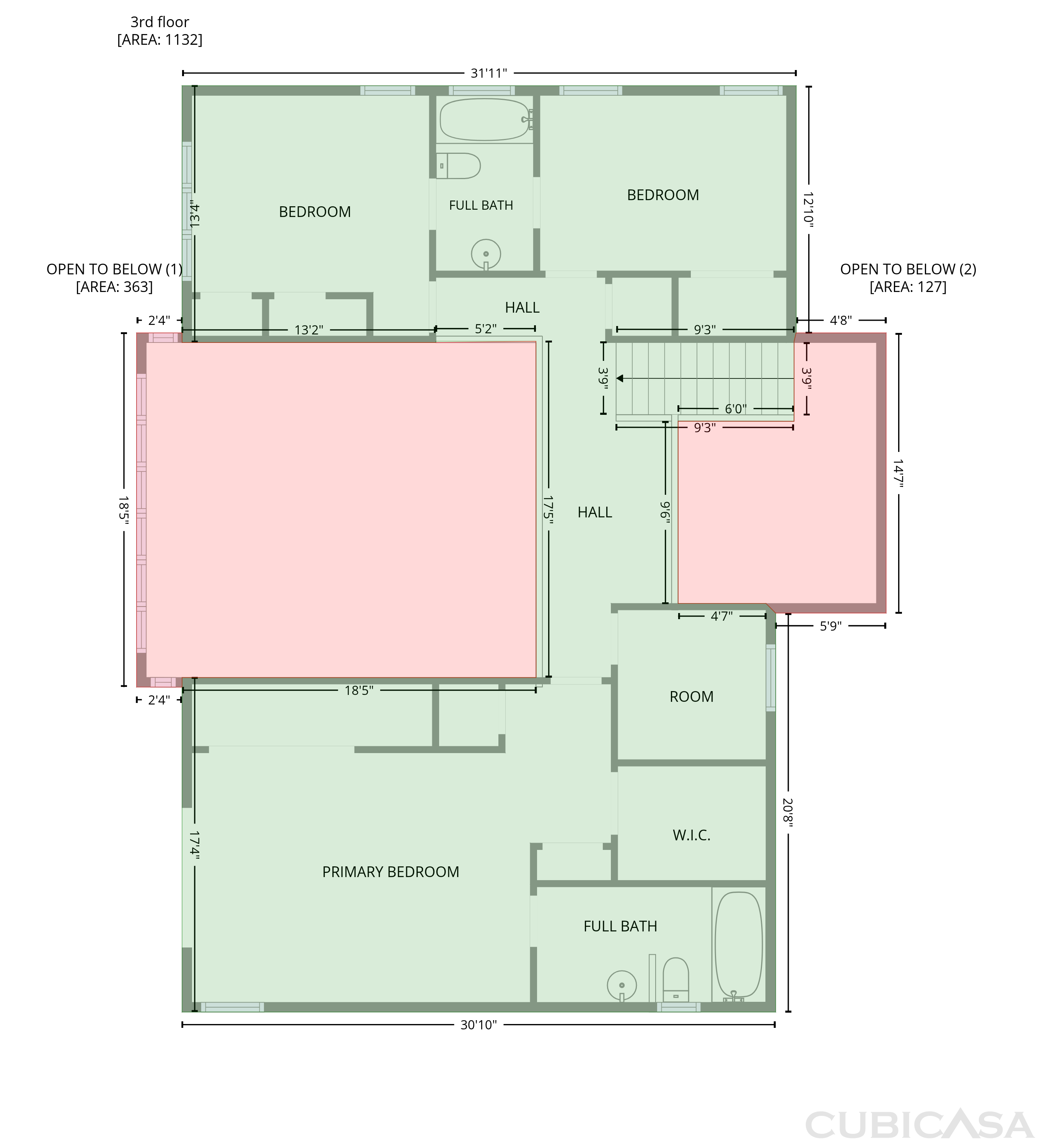 Third Floor of 737 Pinehurst Dr, Chapel Hill, NC