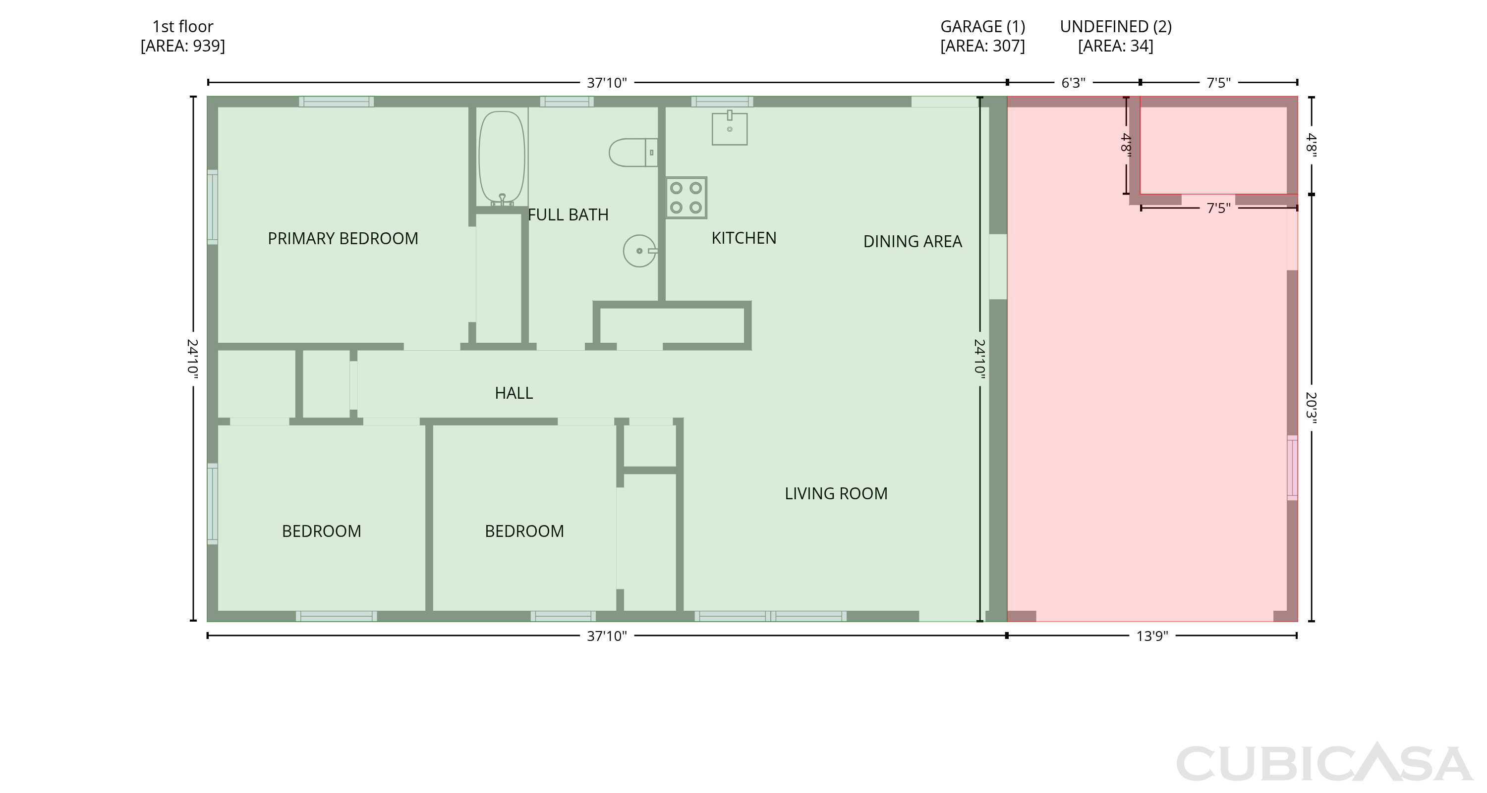 Main Floor of 1371 Jeffords St, Clearwater, FL