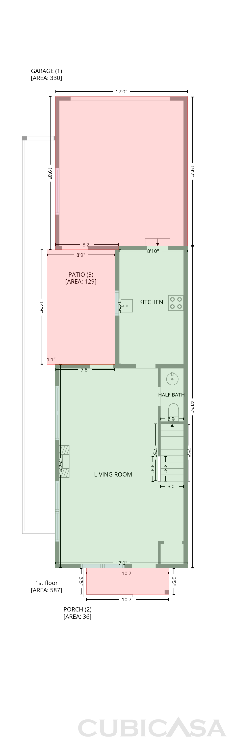 Main Floor of 2560 N Village Dr, Santa Rosa, CA