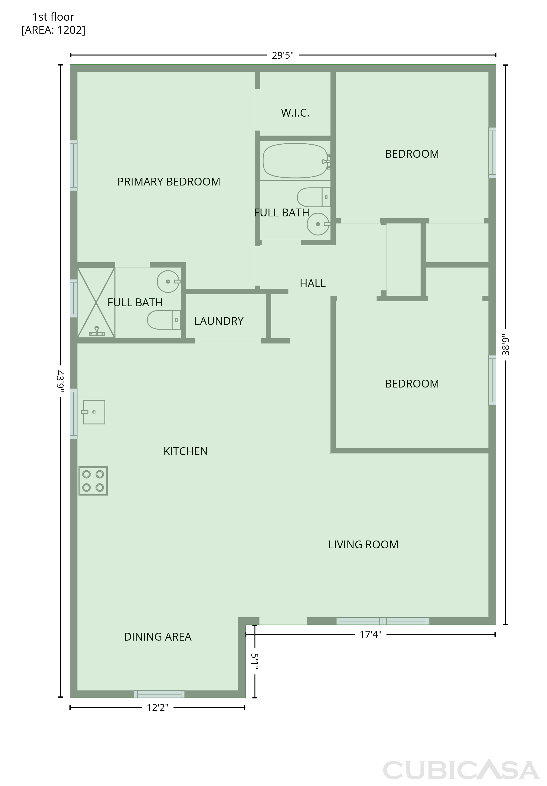 Main Floor of 845 40th Ave S, Saint Petersburg, FL