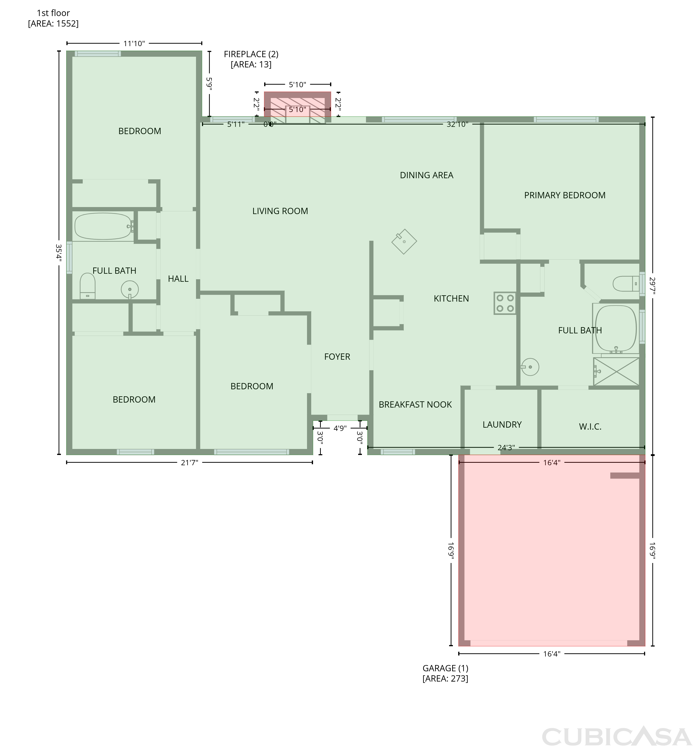 Main Floor of 8710 Surrey Ct, Temple, TX