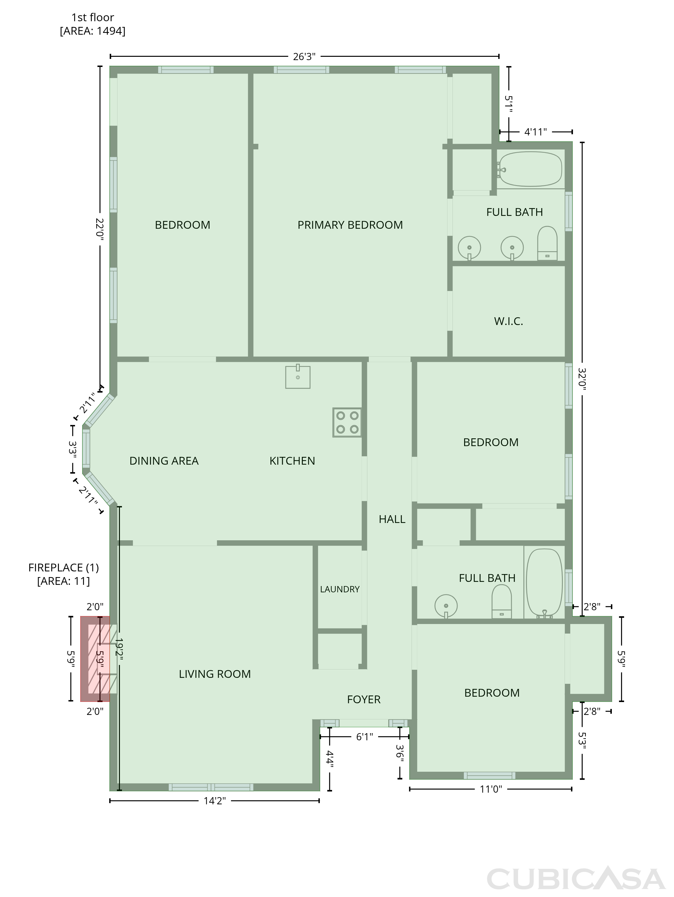 Main Floor of 4513 Pintail Ct, Raleigh, NC