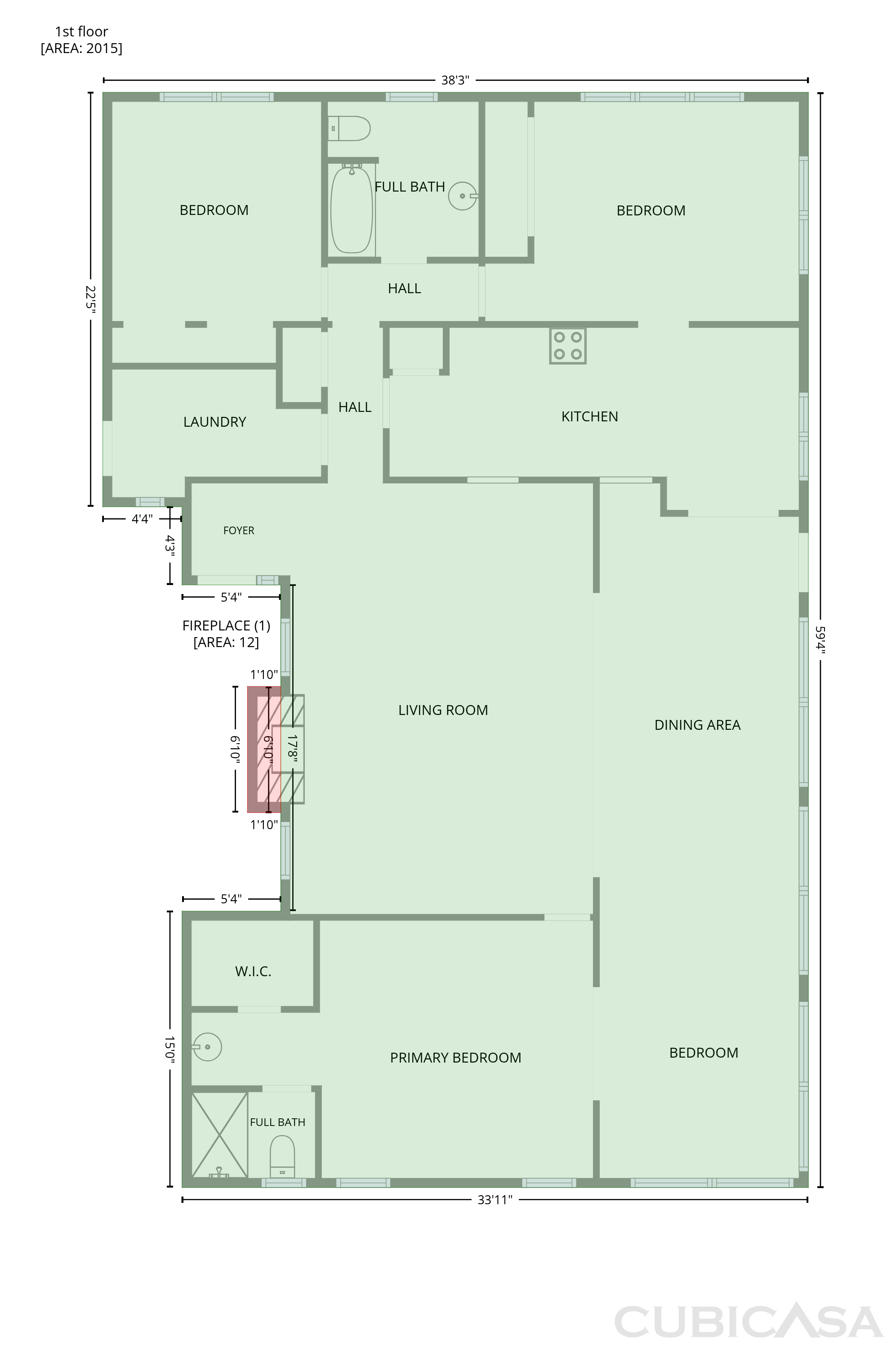 Main Floor of 15 Shumard Ct E, Homosassa, FL