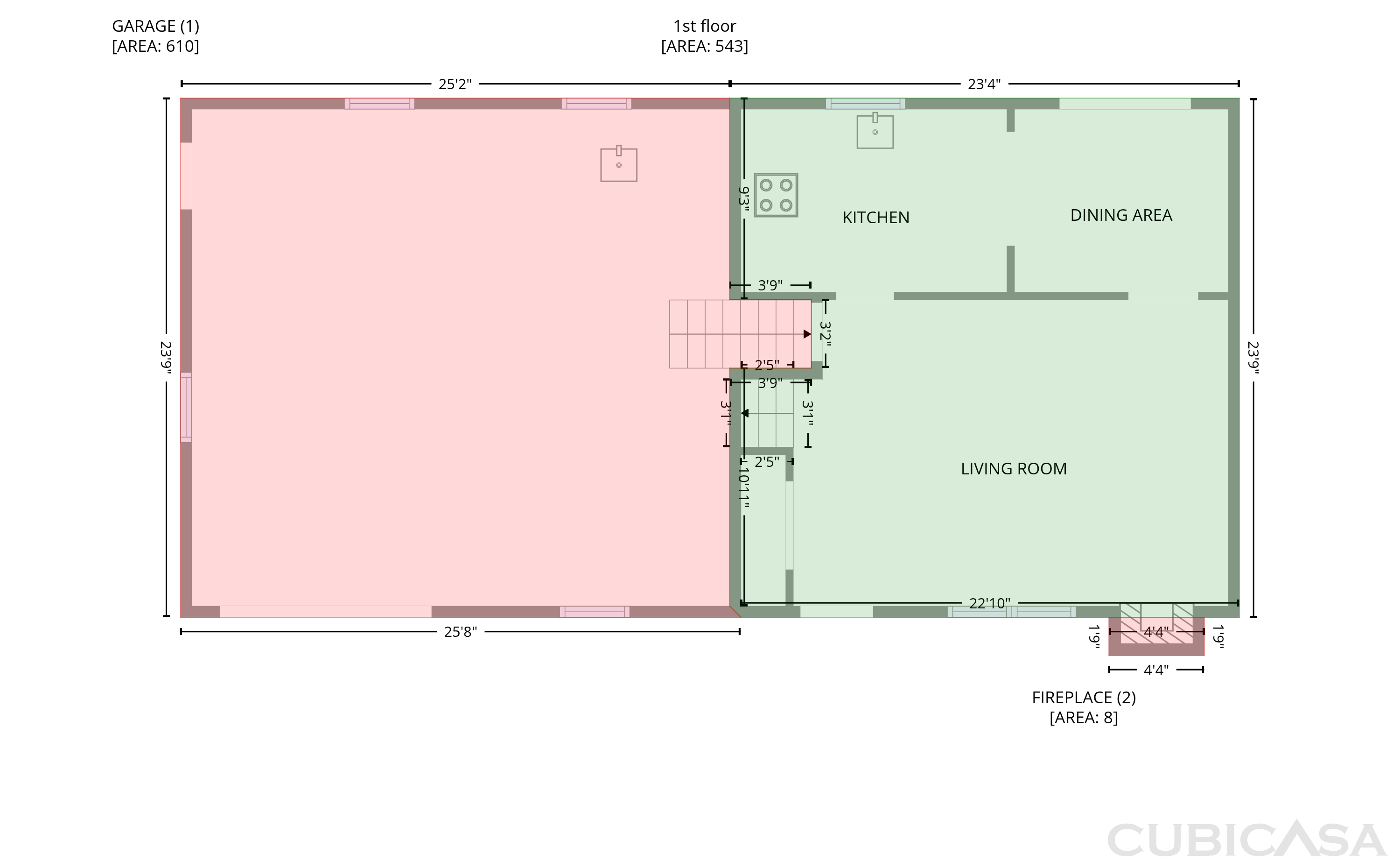 Main Floor of 3318 Ben Hill St SW, Marietta, GA