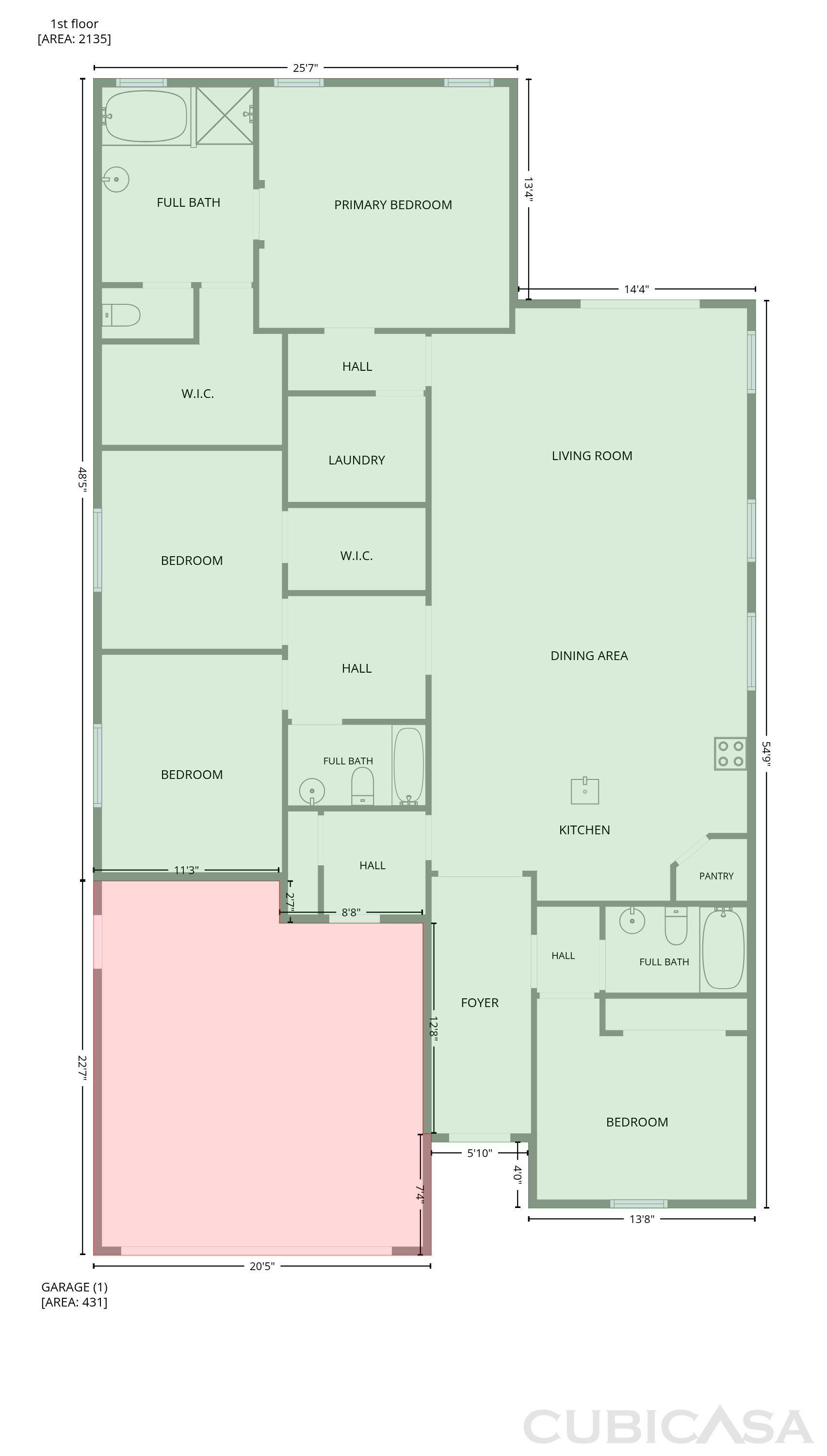 Main Floor of 17996 W Raymond St, Goodyear, AZ